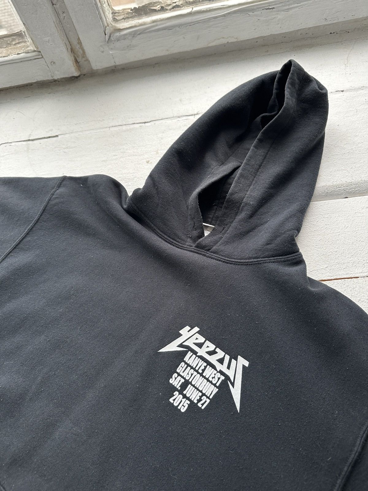 Other 🚨 YEEZUS KANYE WEST BAGGY BOXY SK8 HOODIE GLASTONBURY RARE Size US M / EU 48-50 / 2 - 11 Thumbnail