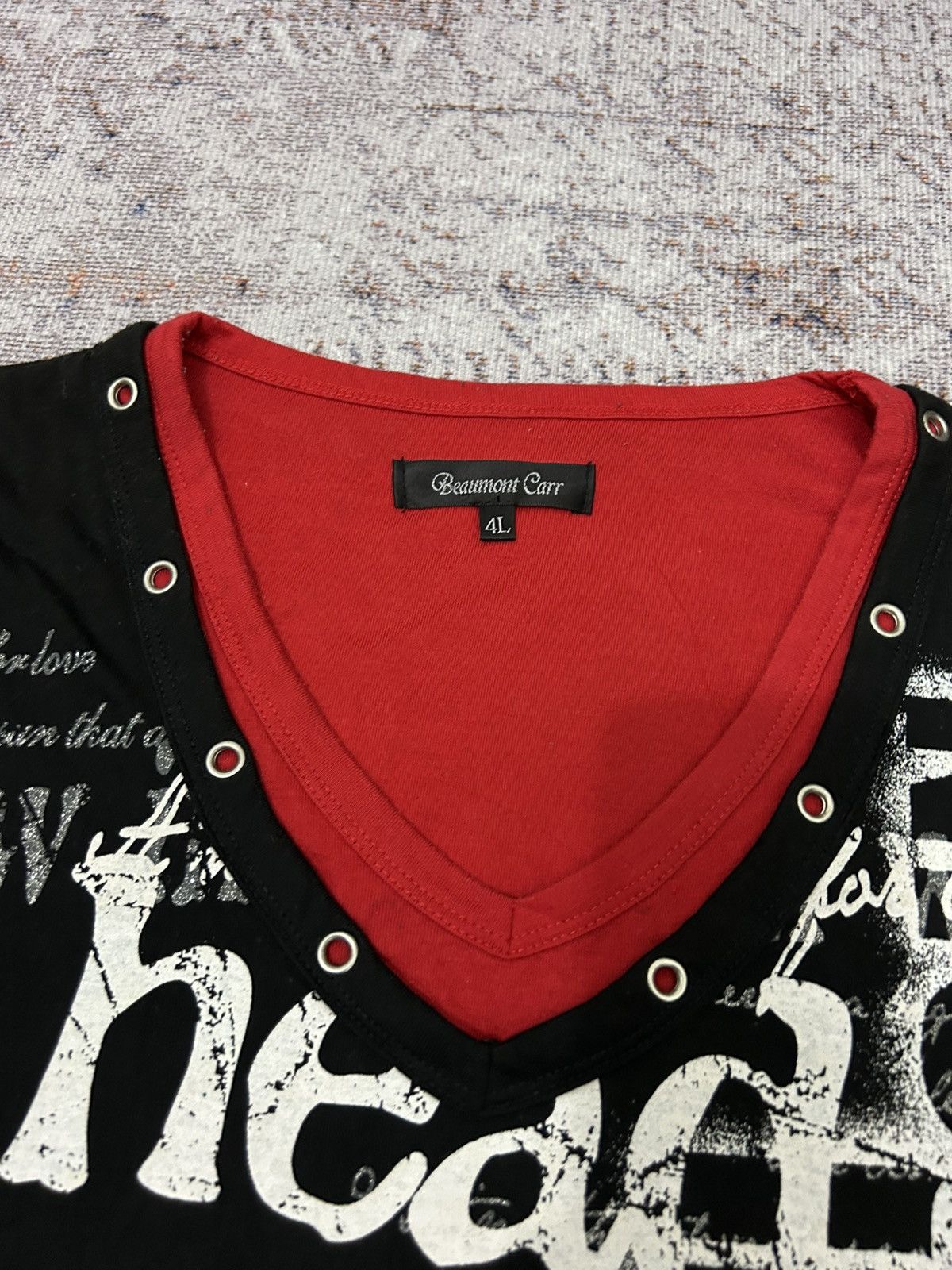 If Six Was Nine × Japanese Brand × Le Grande Bleu (L.G.B.) Beaumont Carr A Head Of The Pack Poem Shirt Size US XXL / EU 58 / 5 - 6 Thumbnail