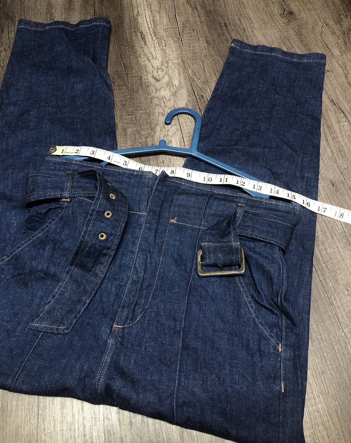 Designer × Japanese Brand Japanese Brand Feroux Onward Kashiyama Co Jeans With Belt Size 28" / US 6 / IT 42 - 25 Thumbnail