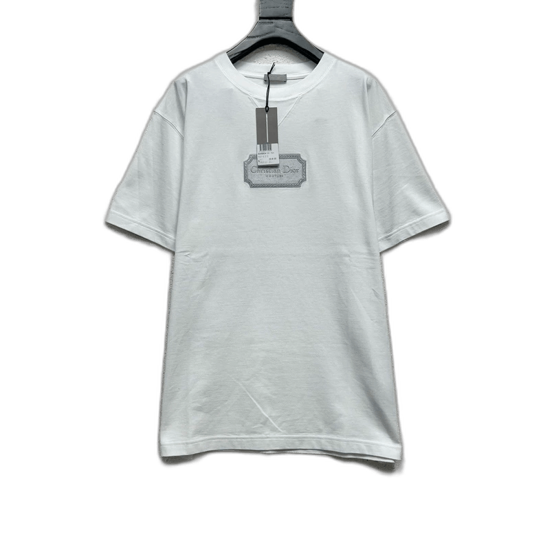 Dior Dior Chest Embroidered Logo Short Sleeve T-shirt Size US XL / EU 56 / 4 - 1 Thumbnail