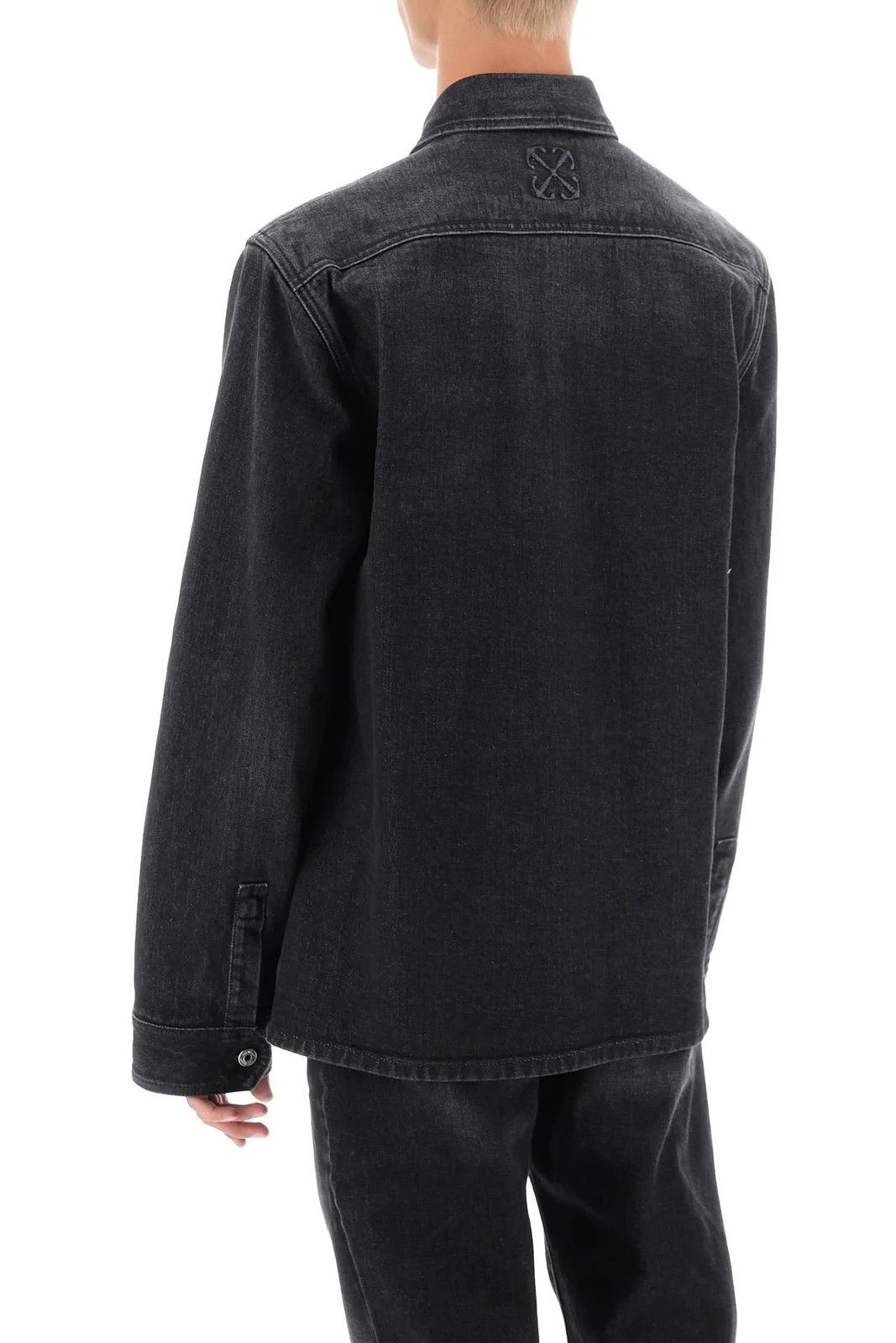 Off-White o1y0225 Denim Jacket in Black Size US XXL / EU 58 / 5 - 4 Thumbnail
