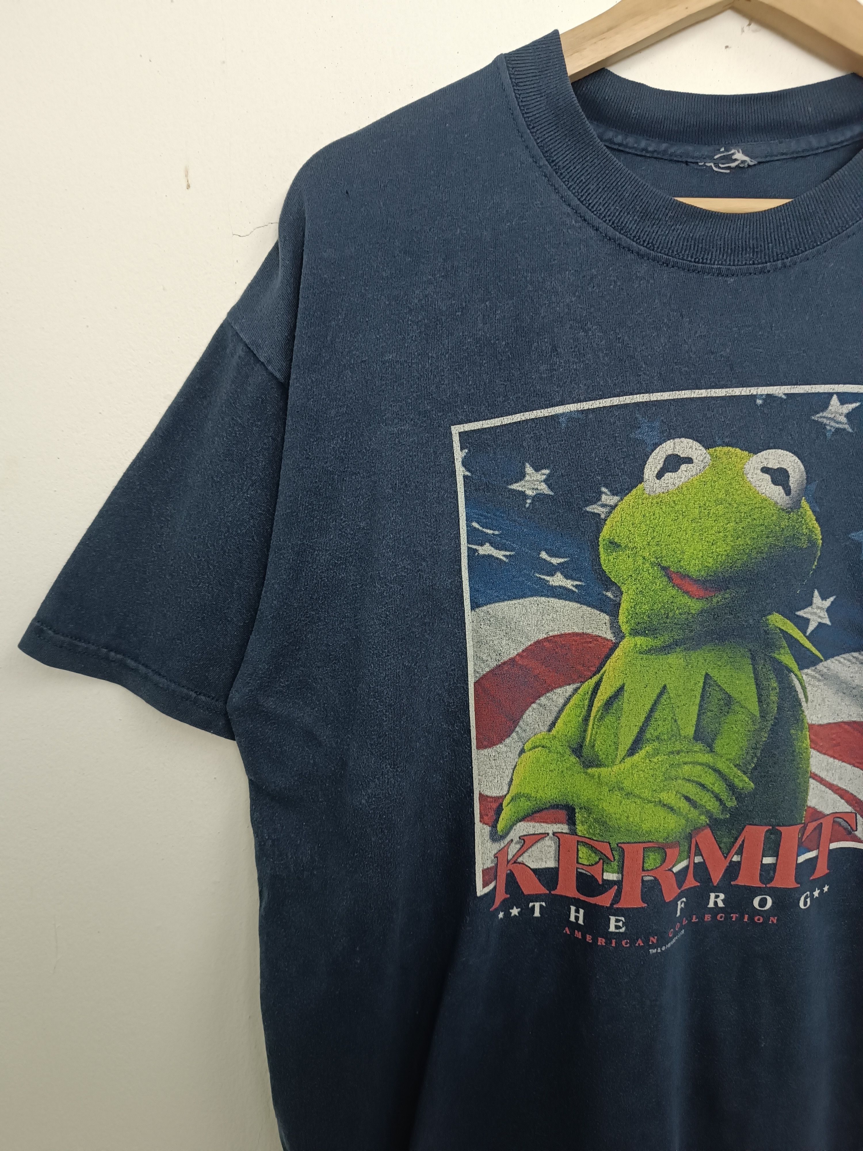 Cartoon Network VINTAGE 2002 KERMIT THE FROG MUPPET ELMO SESAME VERY RARE Ts Size US L / EU 52-54 / 3 - 5 Thumbnail