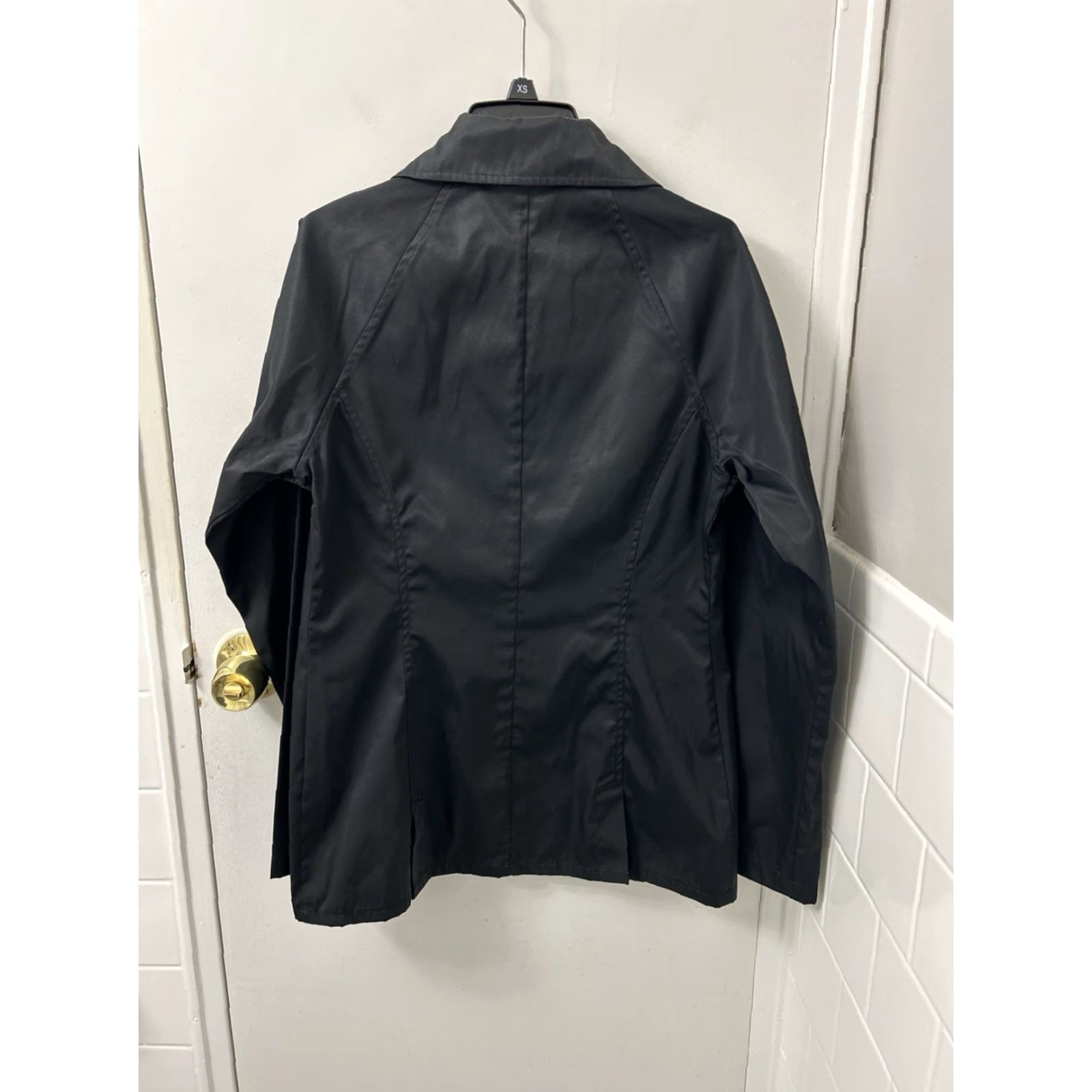 Banana Republic Banana Republic Jacket Womens Sz Small Black Lightweight Full Zip Rain Coat Size S / US 4 / IT 40 - 7 Thumbnail