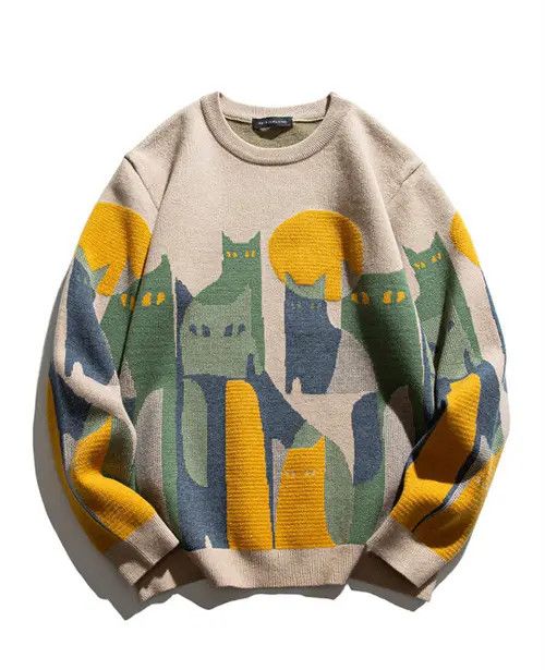 Japanese Brand Knit Pullover Sweater Knitwear Size US XXL / EU 58 / 5 - 1 Thumbnail