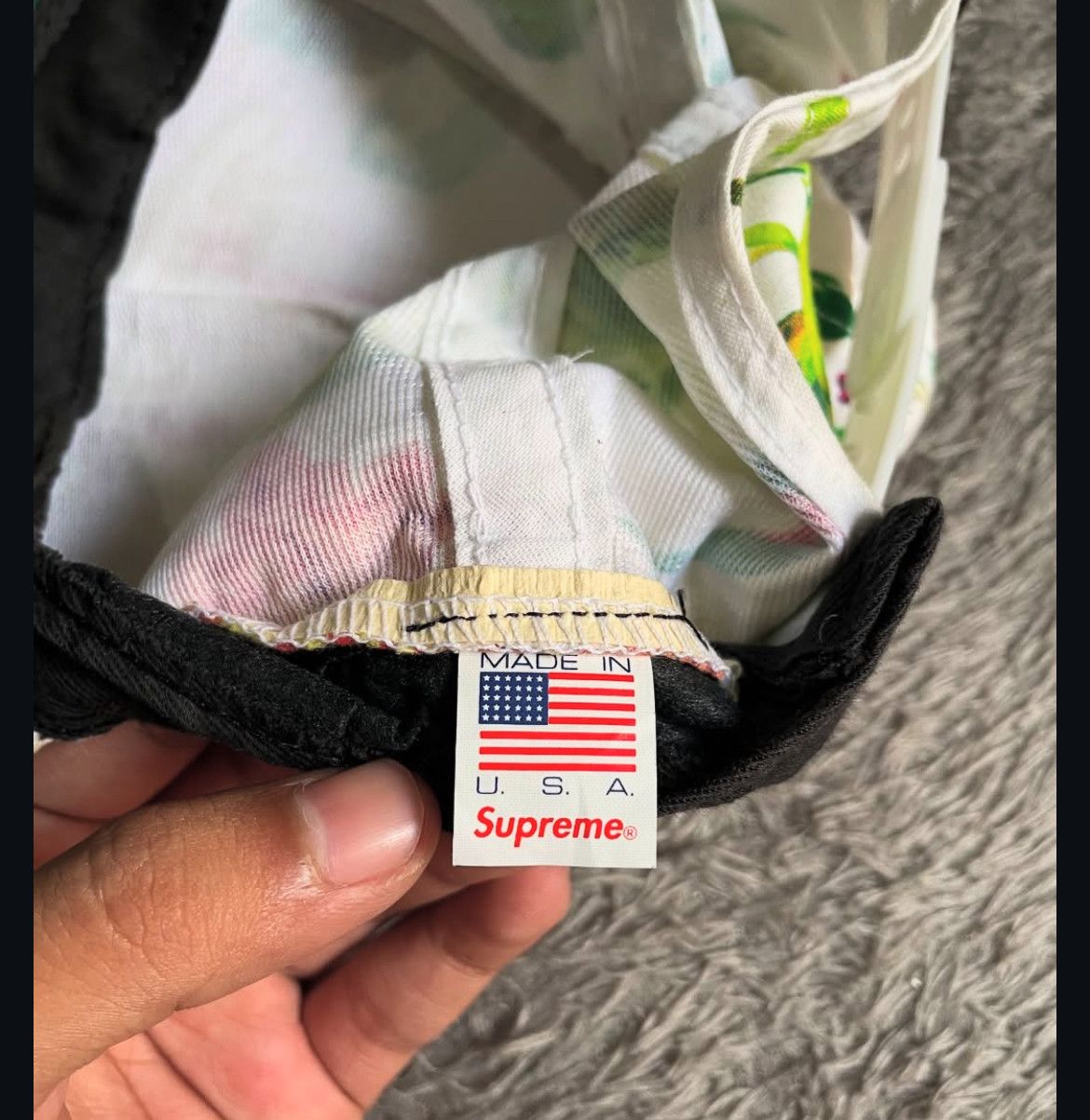 Supreme 2000s Supreme Floral Snapback Hat Size ONE SIZE - 6 Thumbnail