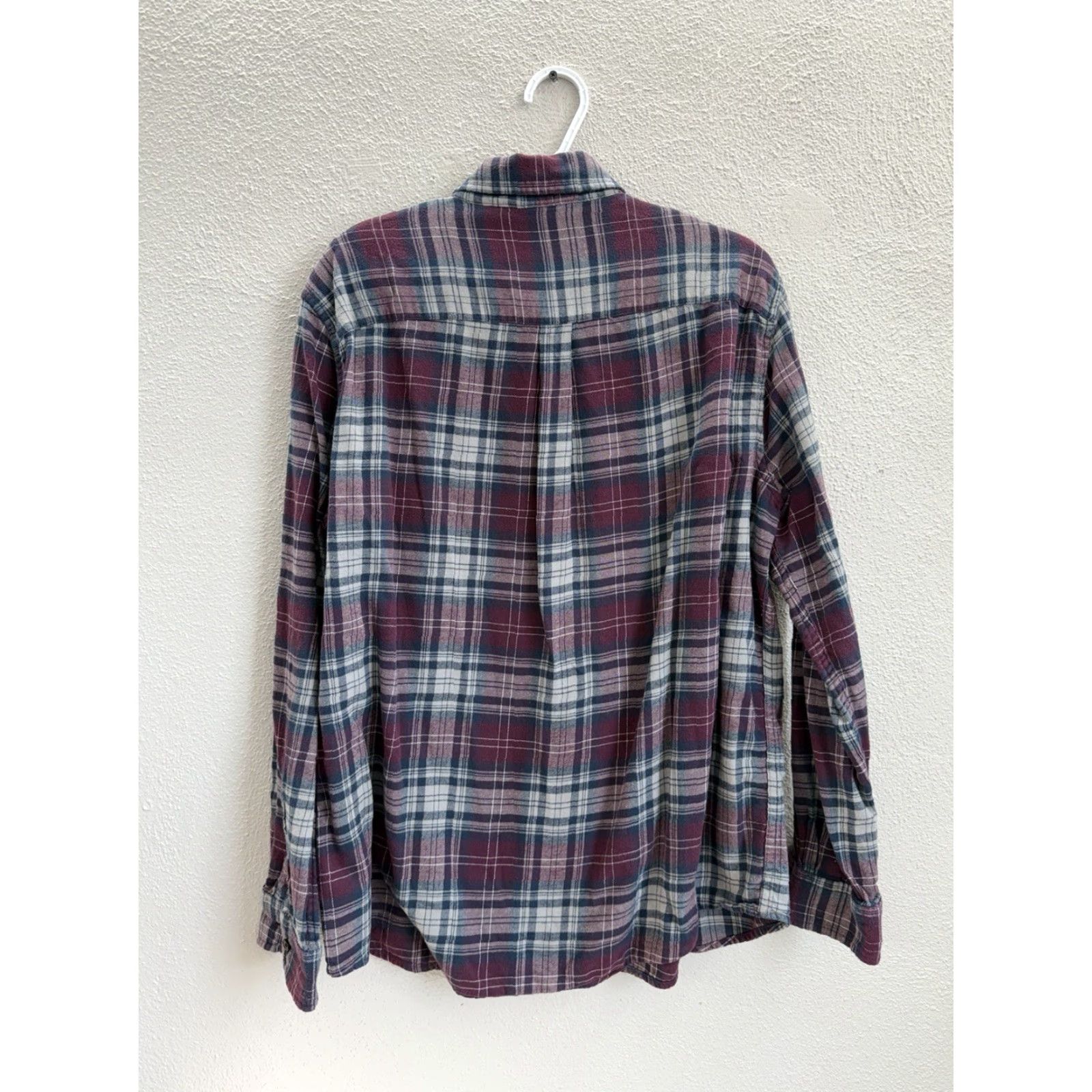 Chaps VINTAGE Chaps Mens Flannel Shirt XL Plaid Maroon Long Sleeve Button Up Size US XL / EU 56 / 4 - 6 Thumbnail