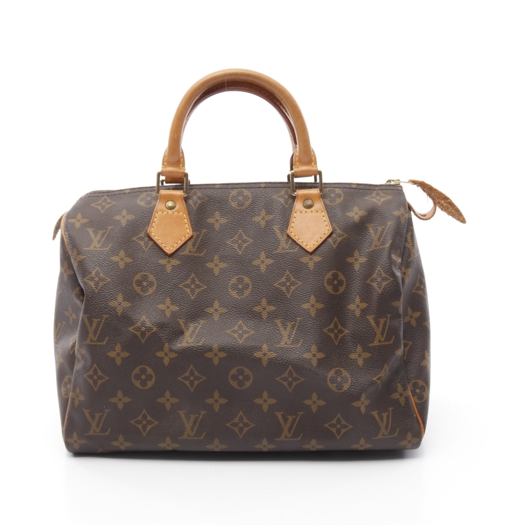 Louis Vuitton Louis Vuitton Speedy 30 Monogram Handbag Leather Brown Size ONE SIZE - 1 Thumbnail