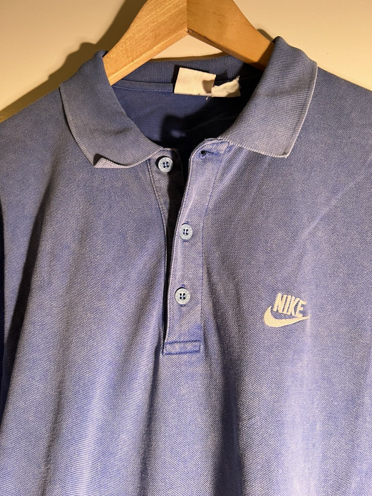 Nike 90’s 2000’s Y2K VTG Vintage Nike Red Tag Blue Golf Shirt Size US L / EU 52-54 / 3 - 3 Thumbnail