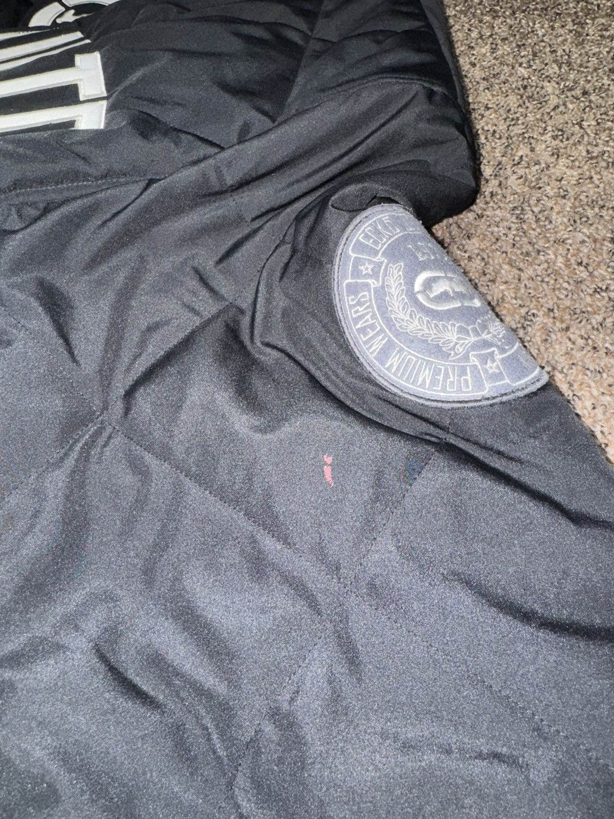 Ecko Unltd. Ecko Unltd Bomber Jacket Big Logo Black XL Size US XL / EU 56 / 4 - 3 Thumbnail