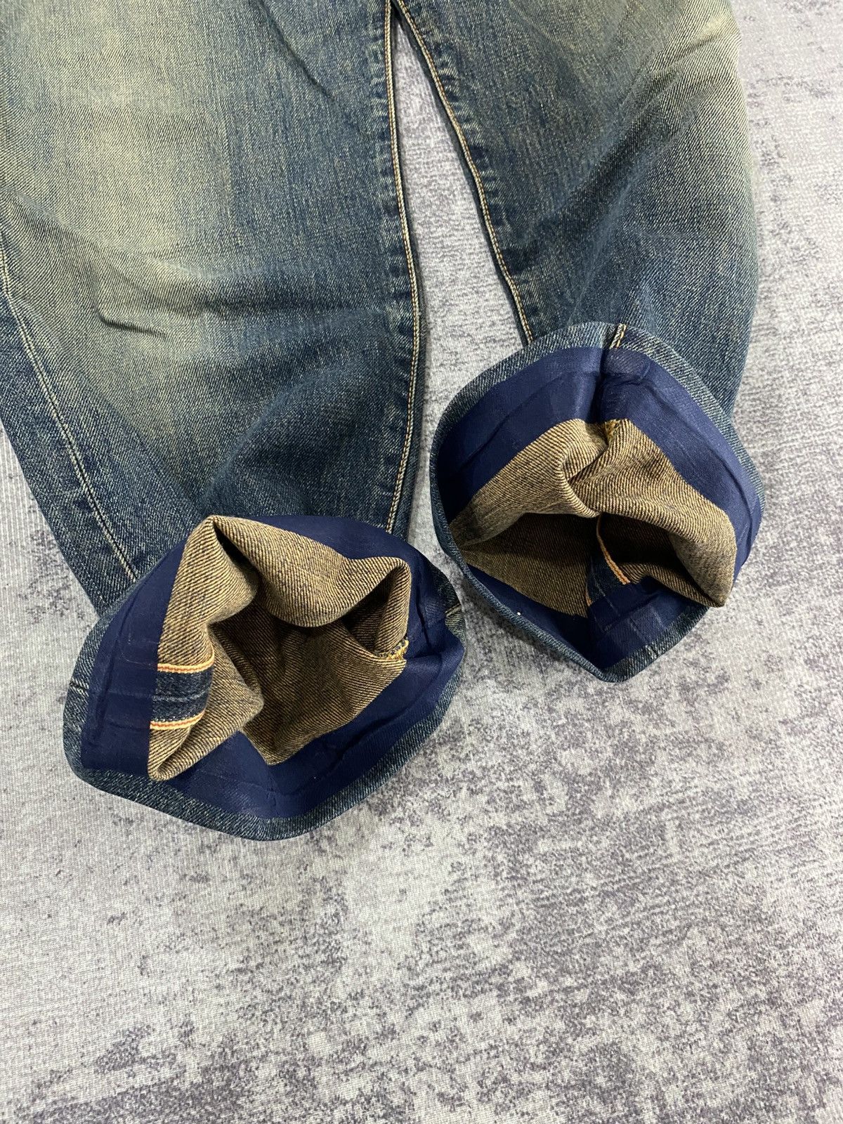 Edwin vintage edwin mud dirty wash sevedge jeans Size US 32 / EU 48 - 9 Thumbnail