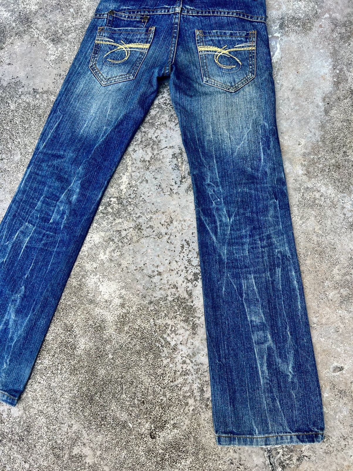 Japanese Brand × Vintage VINTAGE COME STAI? UPPEAT SMOKE FLARED DENIM Size US 30 / EU 46 - 15 Thumbnail