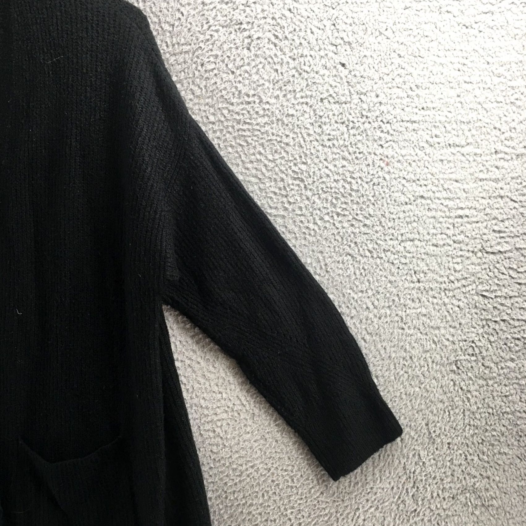 American Eagle Outfitters American Eagle Outfitters Cardigan Sweater Womens M Black Long Sleeve Open Front Pocket Size M / US 6-8 / IT 42-44 - 6 Thumbnail