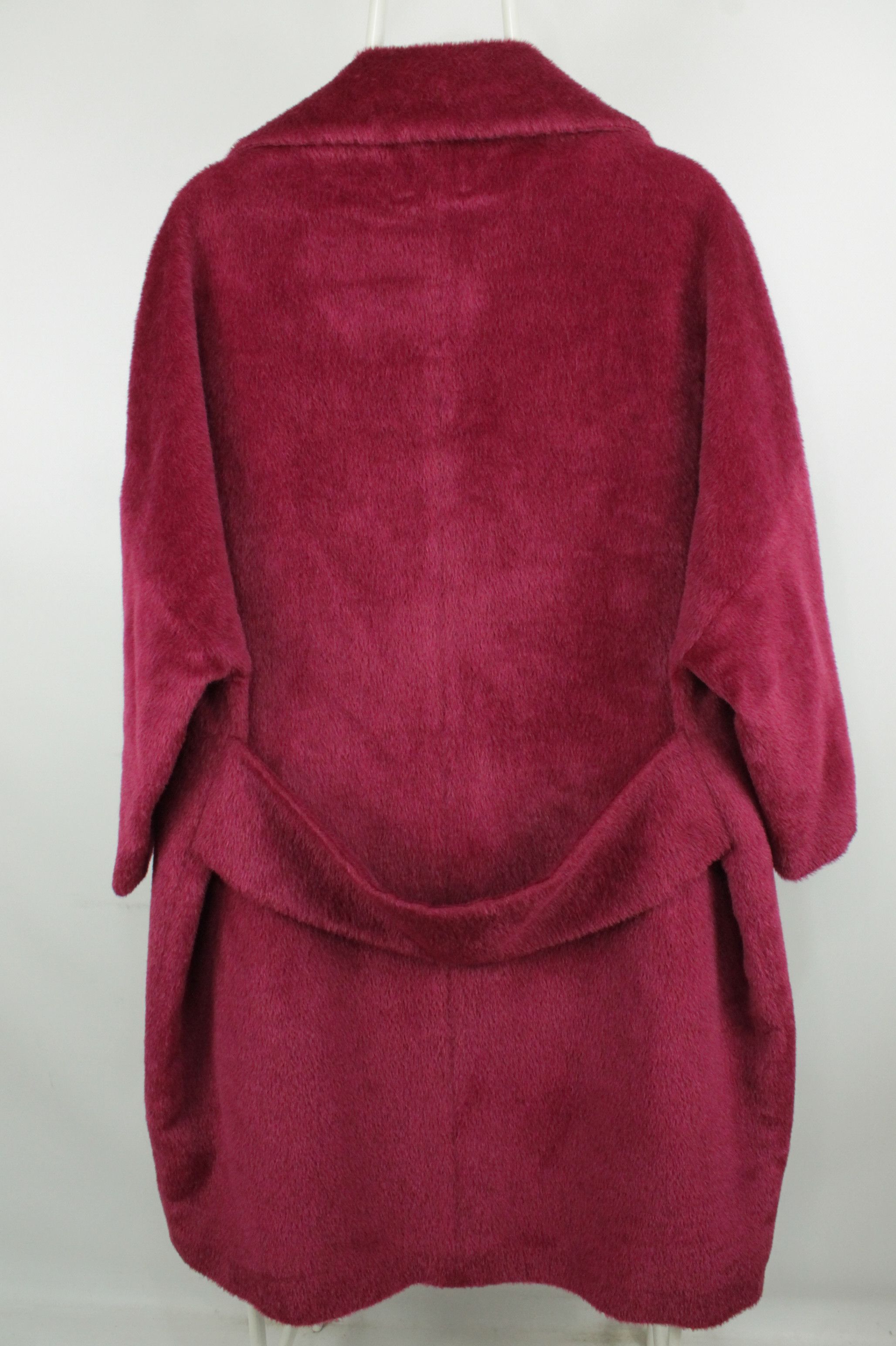 Aspesi Aspesi Loro Piana Alpaca Wool Red Coat Women's Size L / US 10 / IT 46 - 6 Thumbnail