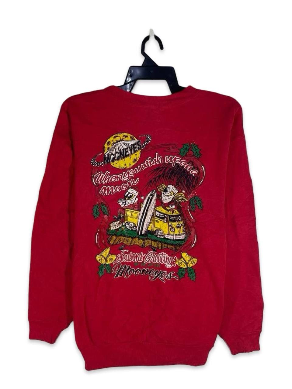 Other Vintage 90s mooneyes seasonal logo sweatshirt jumper size M Size US M / EU 48-50 / 2 - 4 Thumbnail