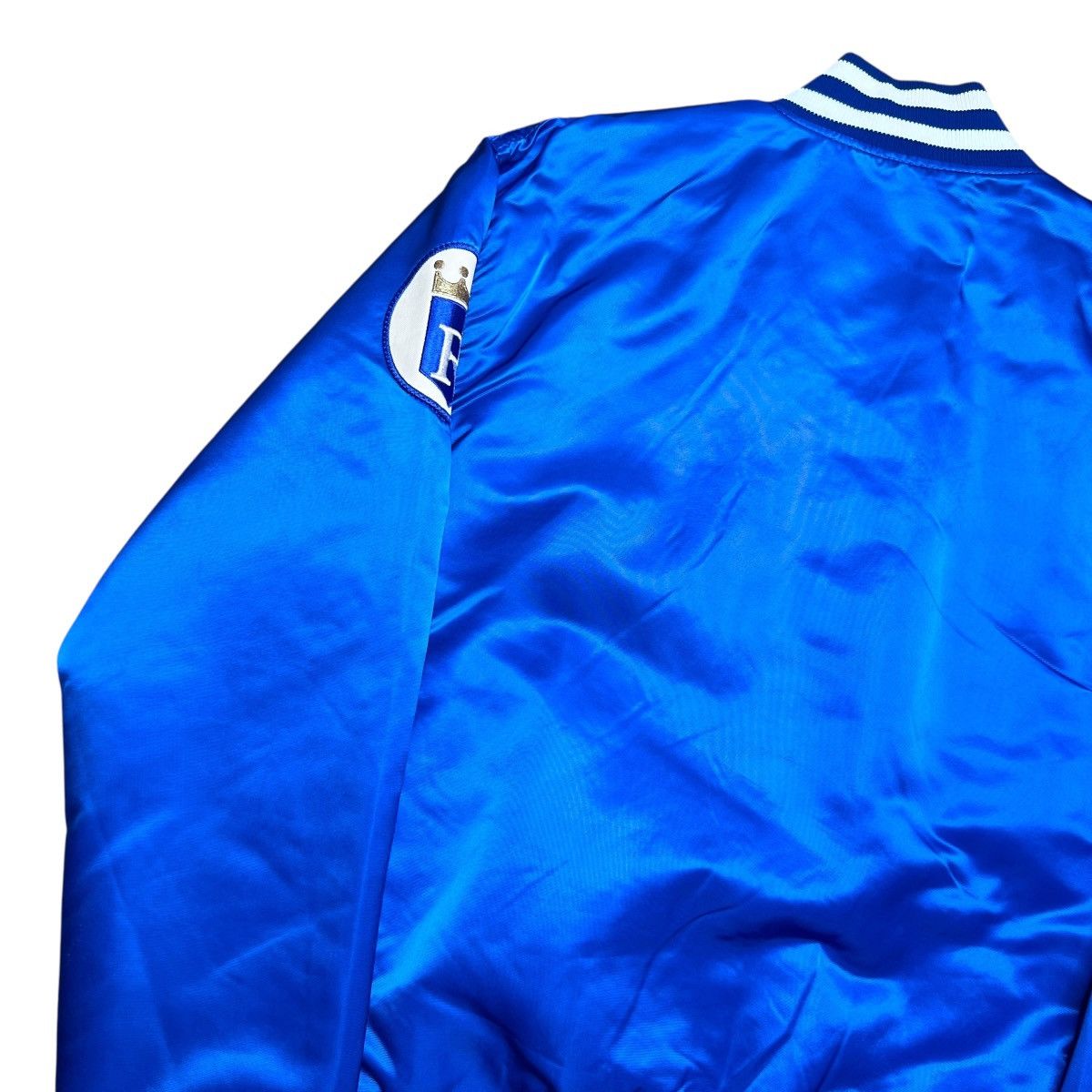 Starter 1990s MLB Kansas City Royals Starter Spell Out Satin Jacket Size US L / EU 52-54 / 3 - 22 Thumbnail