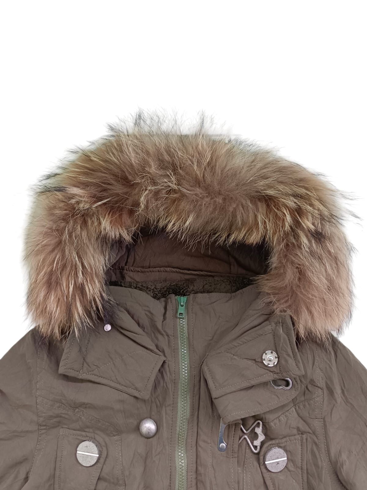 14th Addiction × If Six Was Nine × Le Grande Bleu (L.G.B.) Sly military thumb holes parka fur hoodie Size US M / EU 48-50 / 2 - 4 Thumbnail