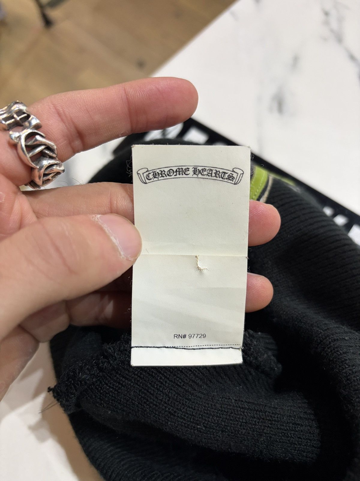 Chrome Hearts EXCLUSIVE CHROME HEARTS SEX RECORDS BEANIE Size ONE SIZE - 6 Thumbnail