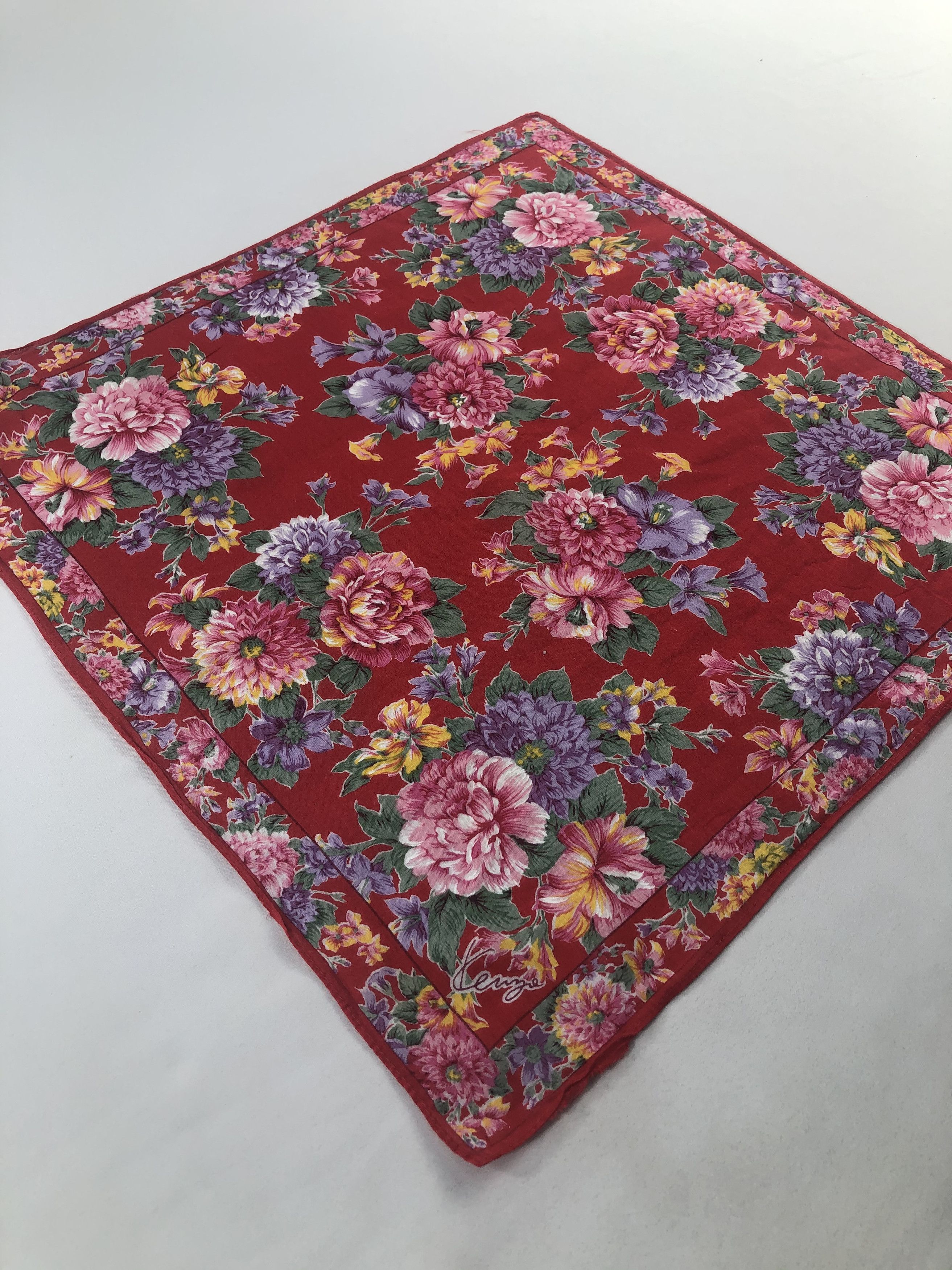 Kenzo × Vintage Kenzo Handkerchief / Bandana / Neckerchief Size ONE SIZE - 3 Thumbnail
