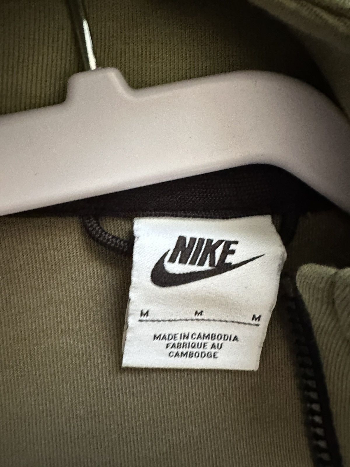 Nike Nike Tech Fleece Hoodie Olive Green Men’s Medium Size US M / EU 48-50 / 2 - 2 Thumbnail
