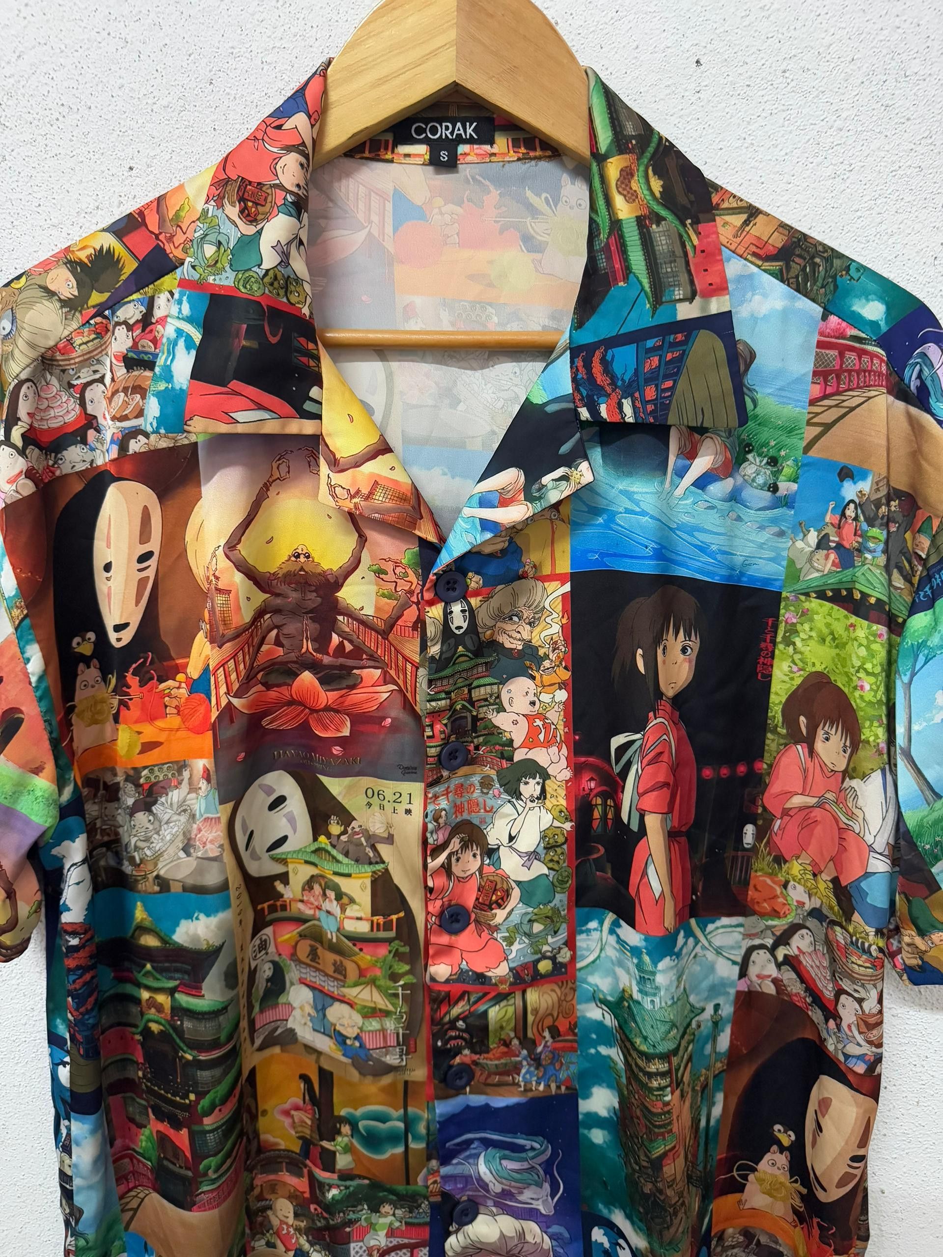 If Six Was Nine × Japanese Brand Studio ghibli spirit away full print satin button ups Size US L / EU 52-54 / 3 - 2 Thumbnail