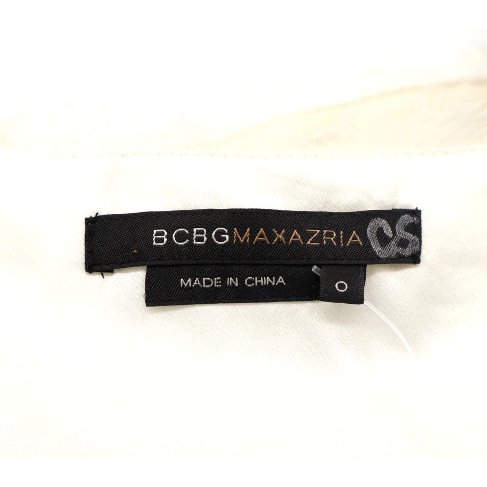 Bcbgmaxazria BCBGMAXAZRIA Women's Taffeta Button Front Top Bubble Dress Winter White/Black Sz 0 NEW Size XS / US 0-2 / IT 36-38 - 5 Thumbnail