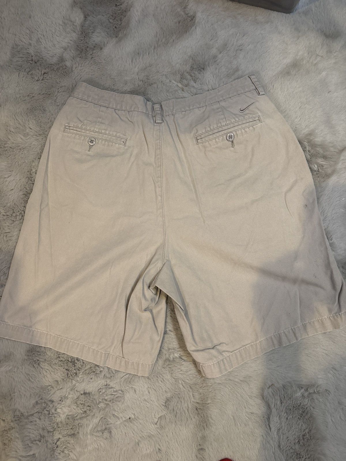 Nike Nike Golf Men’s Pleated Chino Shorts Beige Khaki Size 33 Size US 34 / EU 50 - 4 Thumbnail