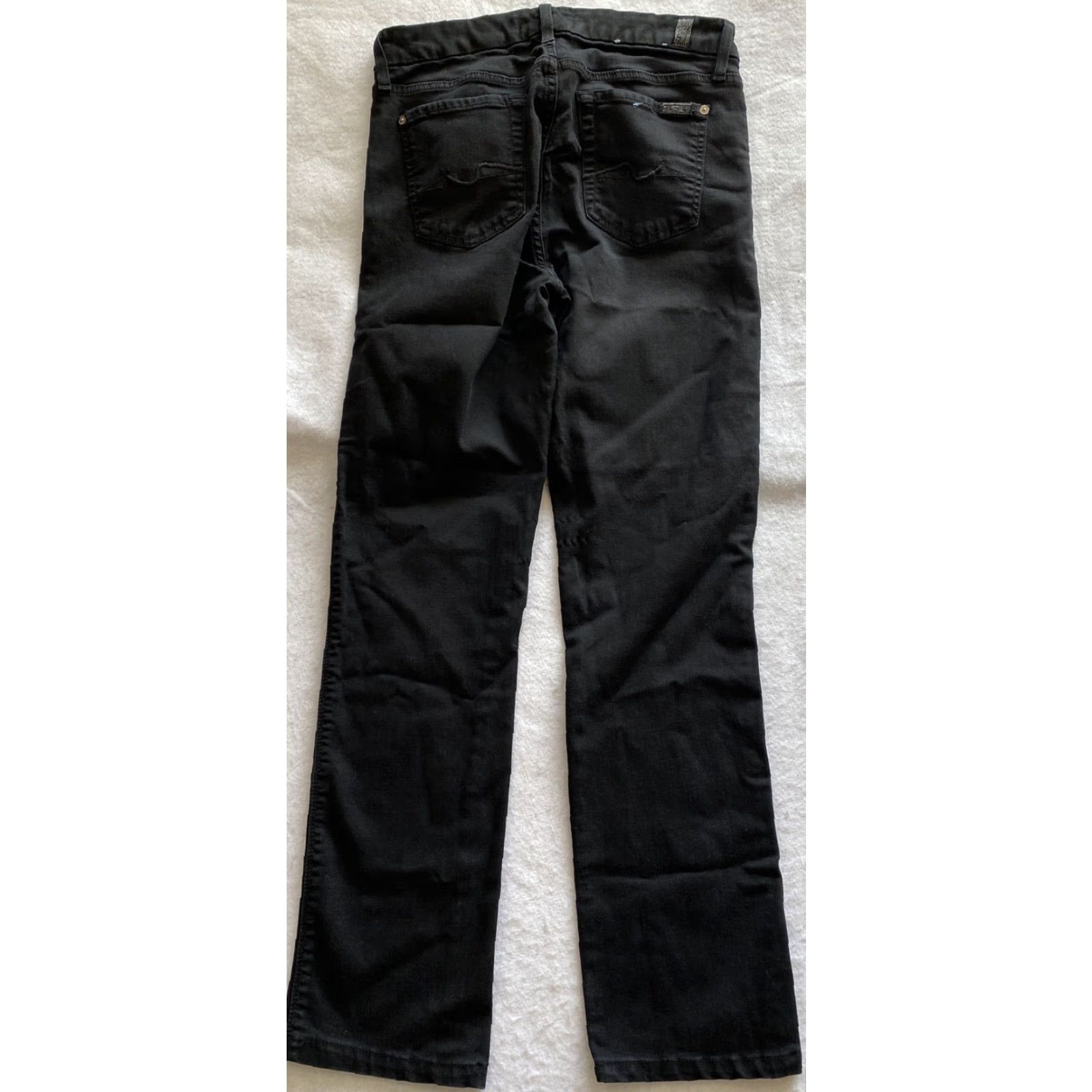 7 For All Mankind 7 For All Mankind Jeans Women 29 Jeans Black Skinny Stretch Ankle 29x29 Skinny Womens Size 29" - 7 Thumbnail