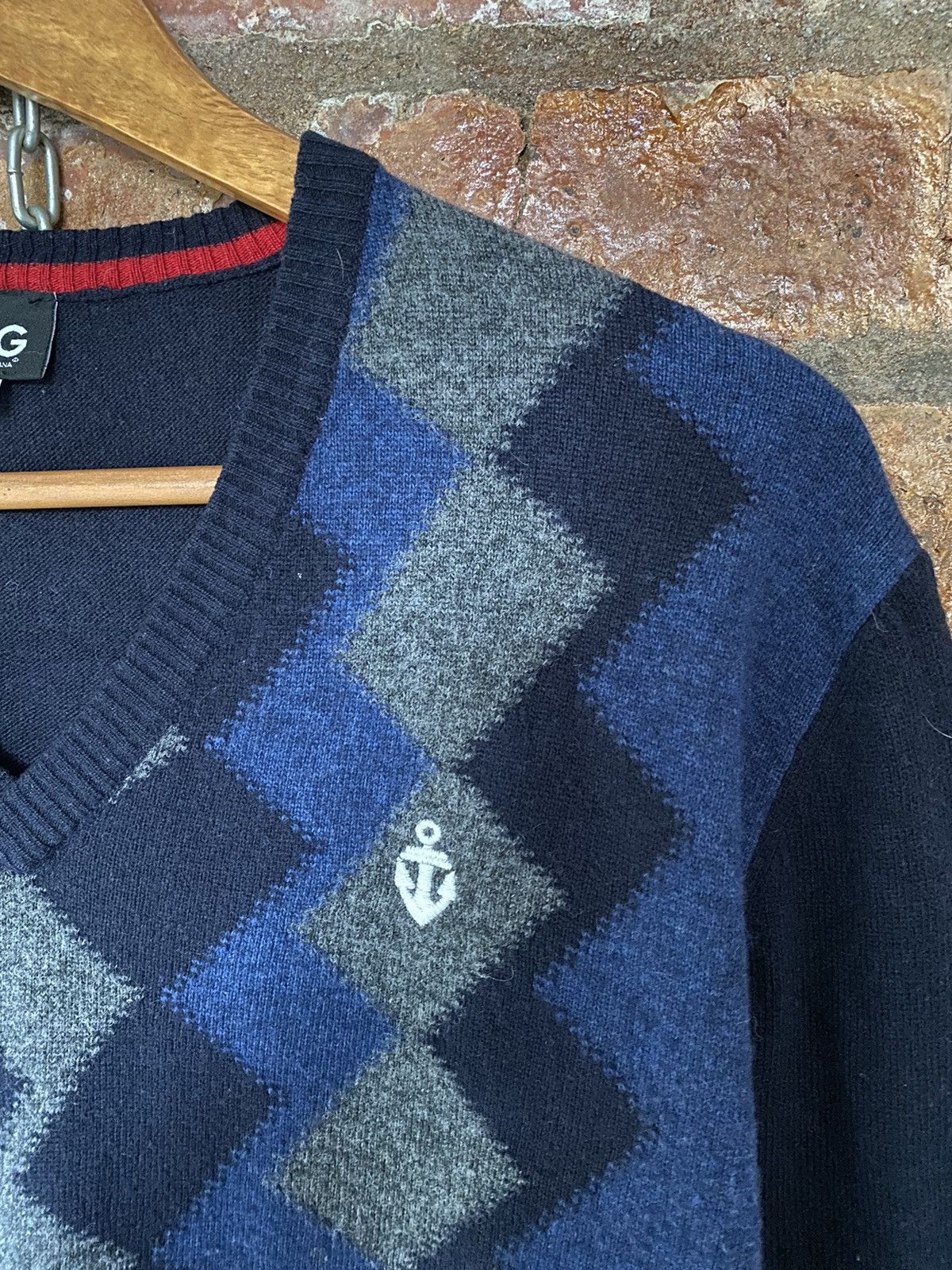 Dolce & Gabbana D&G knit unsquare Ortega wool Size US L / EU 52-54 / 3 - 5 Thumbnail