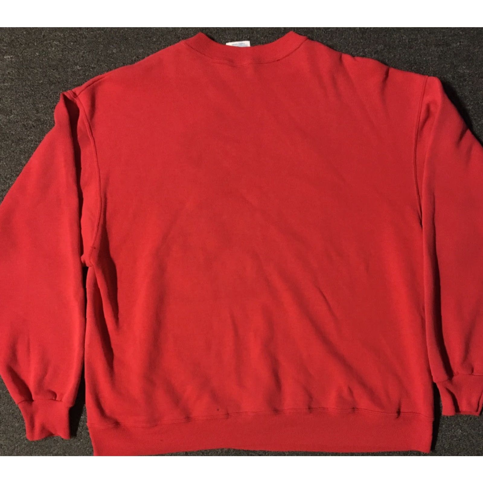 Hanes VINTAGE 90s Apple Flower Collage Sweatshirt Red Men L Crewneck Floral Nature Vaporwave Grunge 80s Outdoors Hiking USA College Rock Punk Hipster Size US L / EU 52-54 / 3 - 4 Thumbnail