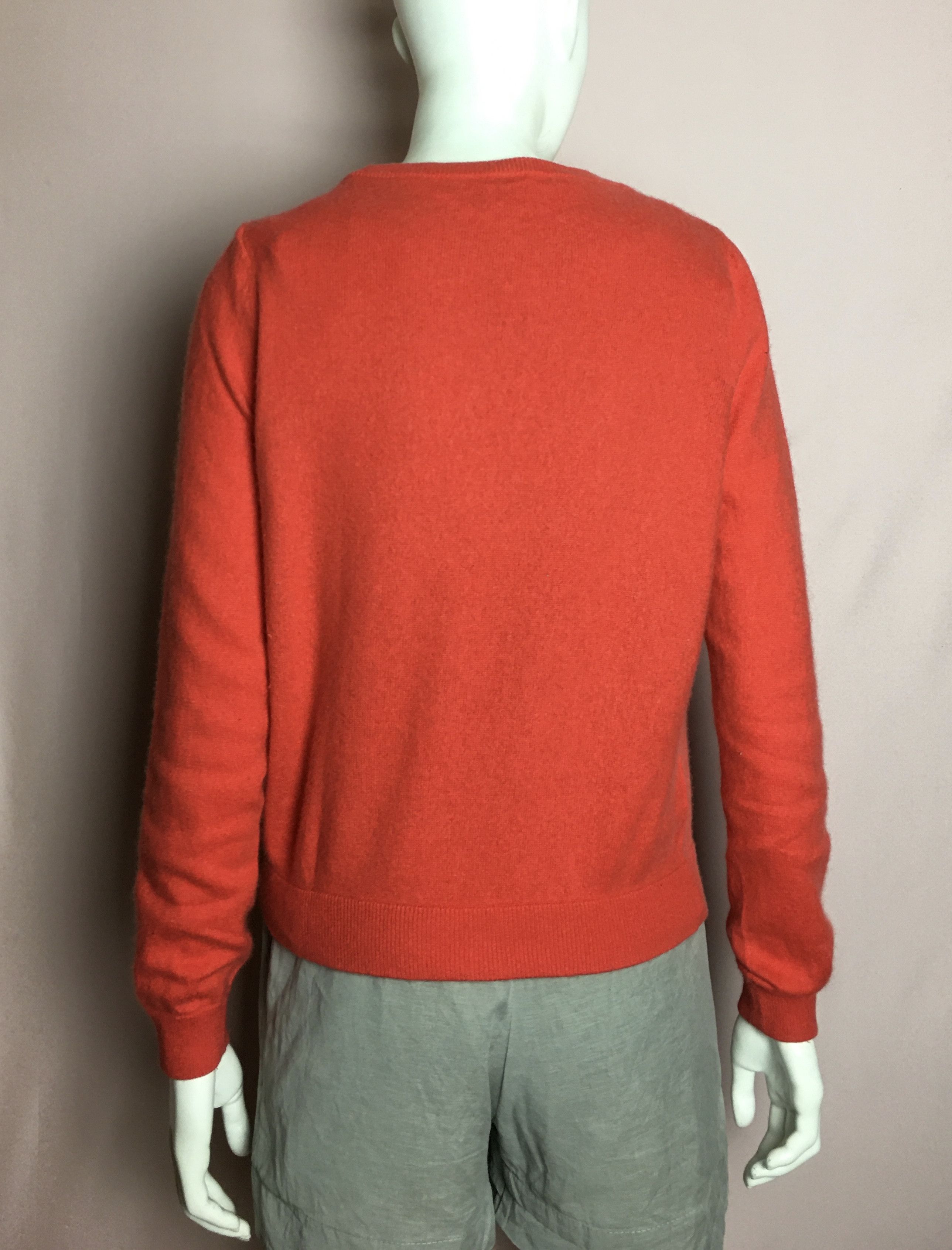 FTC FTC Seacell Cashmere Red Sweater "Love me tender" Size M / US 6-8 / IT 42-44 - 3 Thumbnail