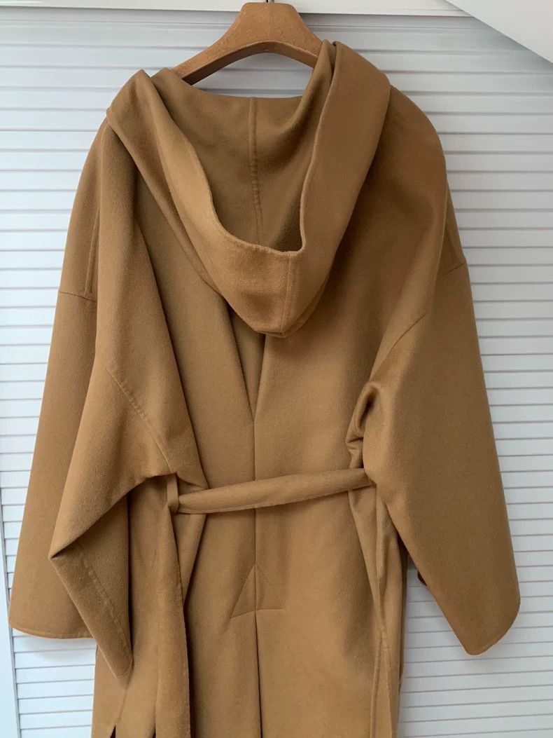 Loewe Loewe Classic camel colored wool coat with hat Size S / US 4 / IT 40 - 8 Thumbnail