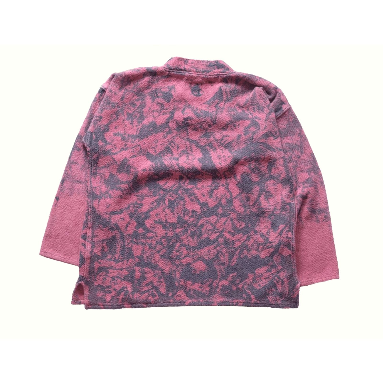 Pinko ISLAND G PINK PULL OVER SWEATER SWEATSHIRT VTG 90s Y2K BRUSH PATTERN XL Men Pullover Sweatshirt Knit V-Neck Long Sleeve Cotton Size US XL / EU 56 / 4 - 2 Thumbnail
