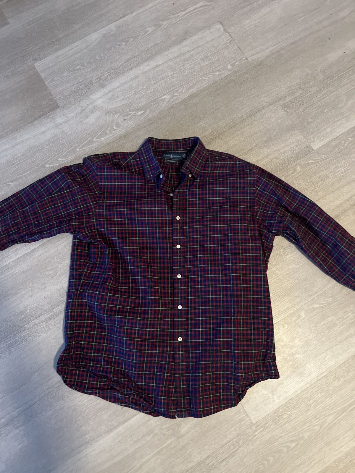 Polo Ralph Lauren × Vintage Vintage Ralph Lauren Shirt Size US XL / EU 56 / 4 - 2 Thumbnail