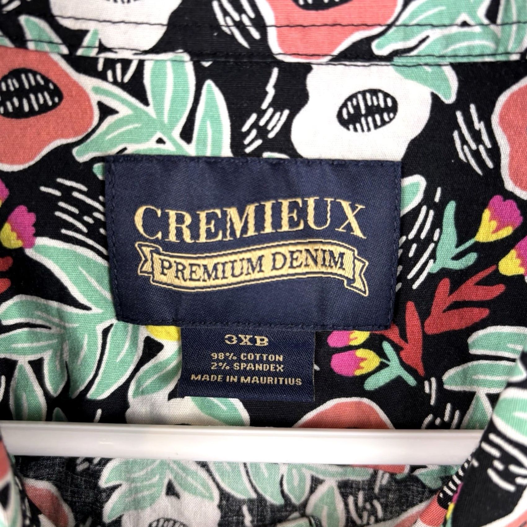 Cremieux Daniel Cremieux Shirt Mens 3XB Big Hawaiian Graphic Print Button Loud Party Size US XXL / EU 58 / 5 - 2 Thumbnail