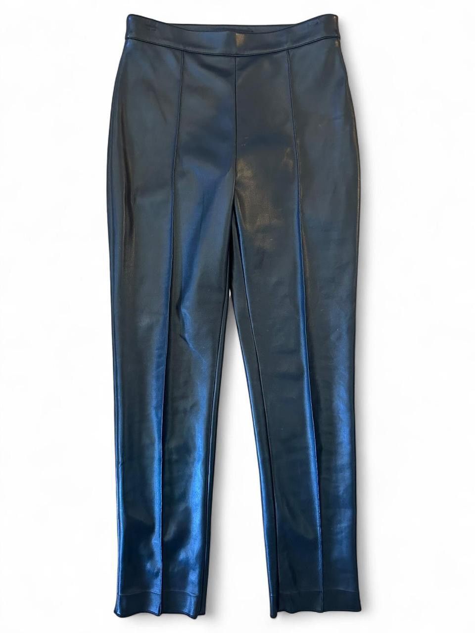Other TOCCHIN (NY) Faux Leather Pleated Flat-Front Pants Size 4 Size 27" / US 4 / IT 40 - 2 Thumbnail