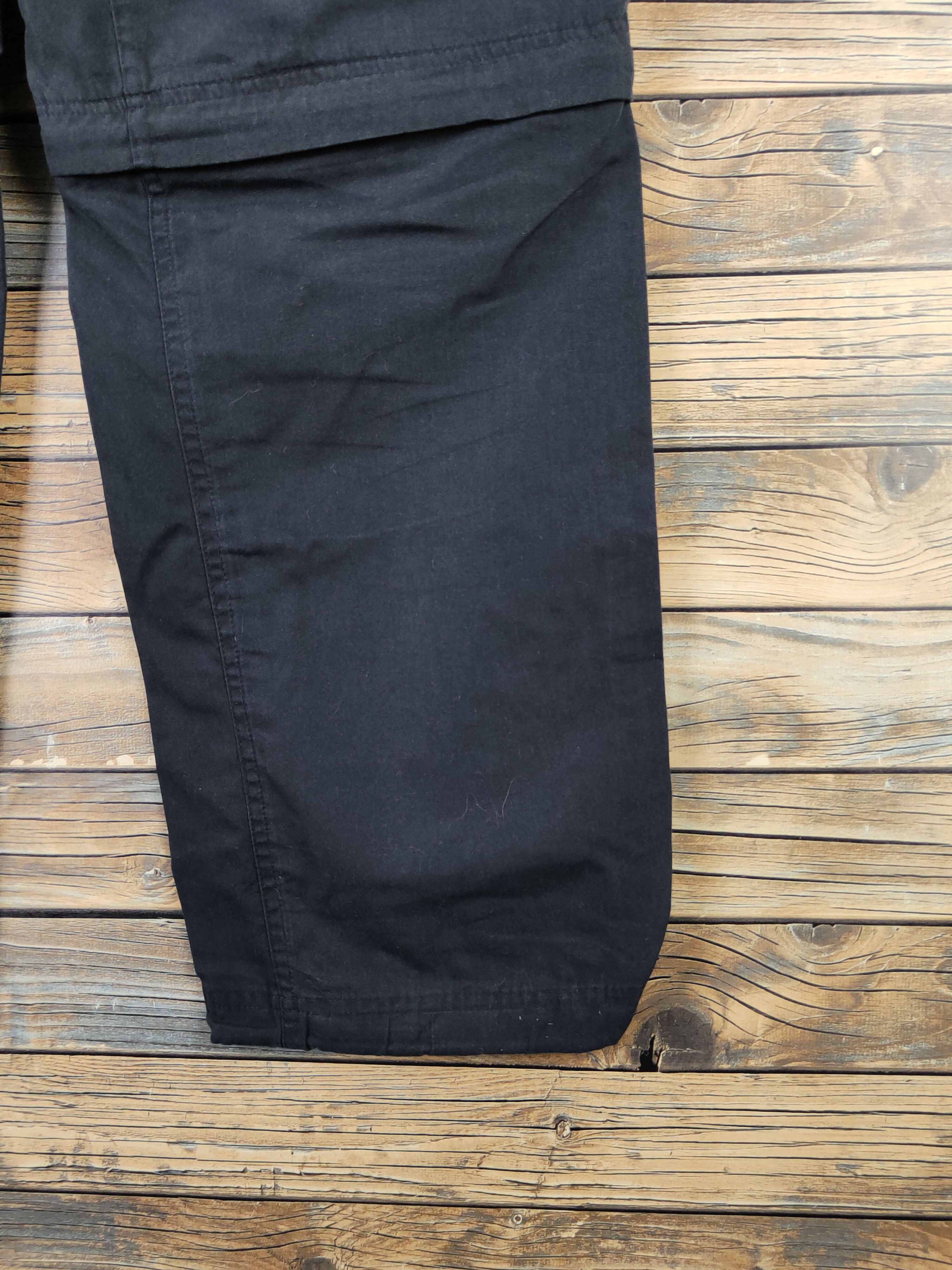 Japanese Brand DL CRU Black Multipocket Cargo Pants #2338 Size US 33 - 11 Thumbnail