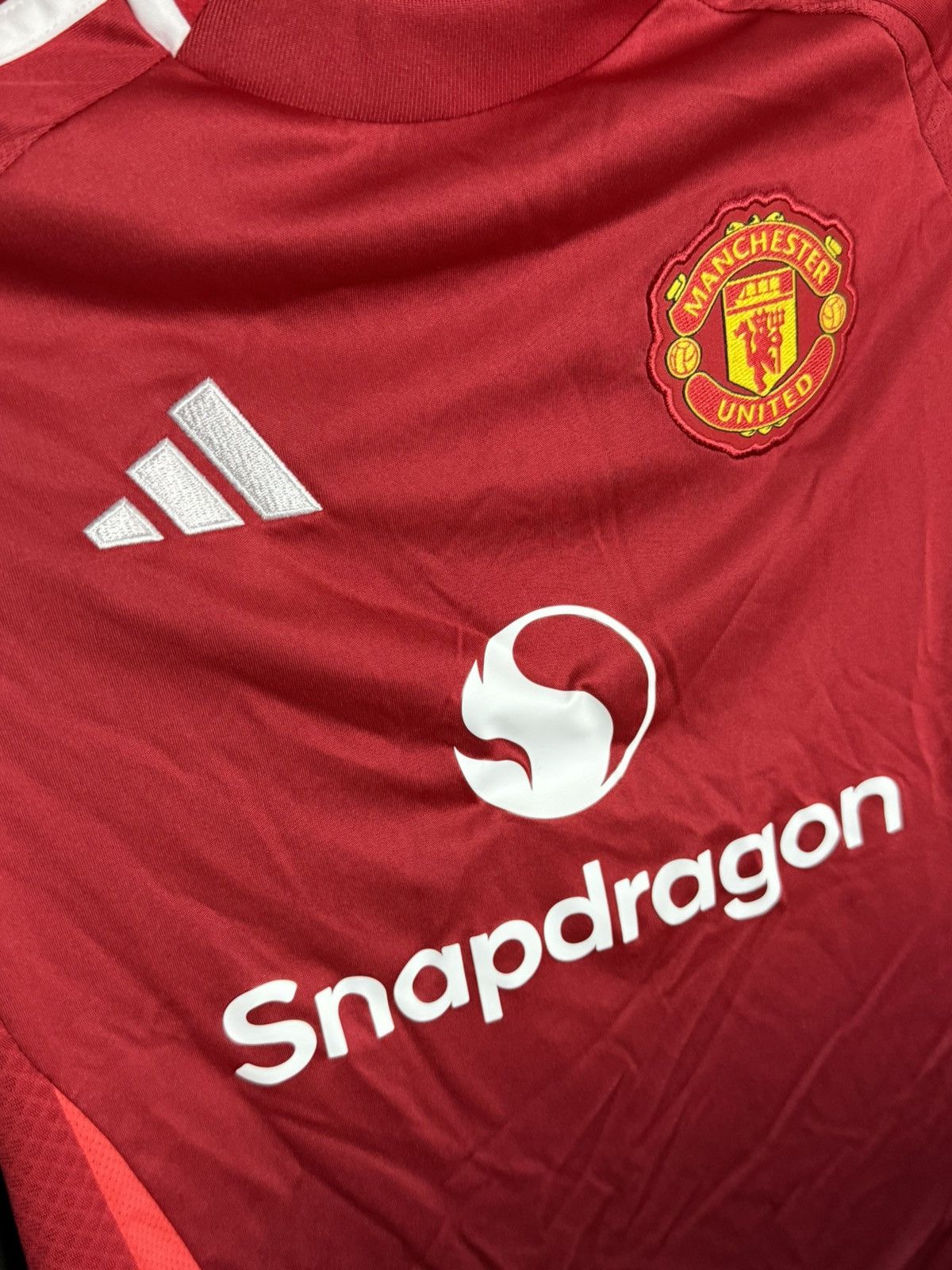 Adidas KIDS Manchester United 24/25 Home Garnacho Football Jersey Size US XS / EU 42 / 0 - 4 Thumbnail