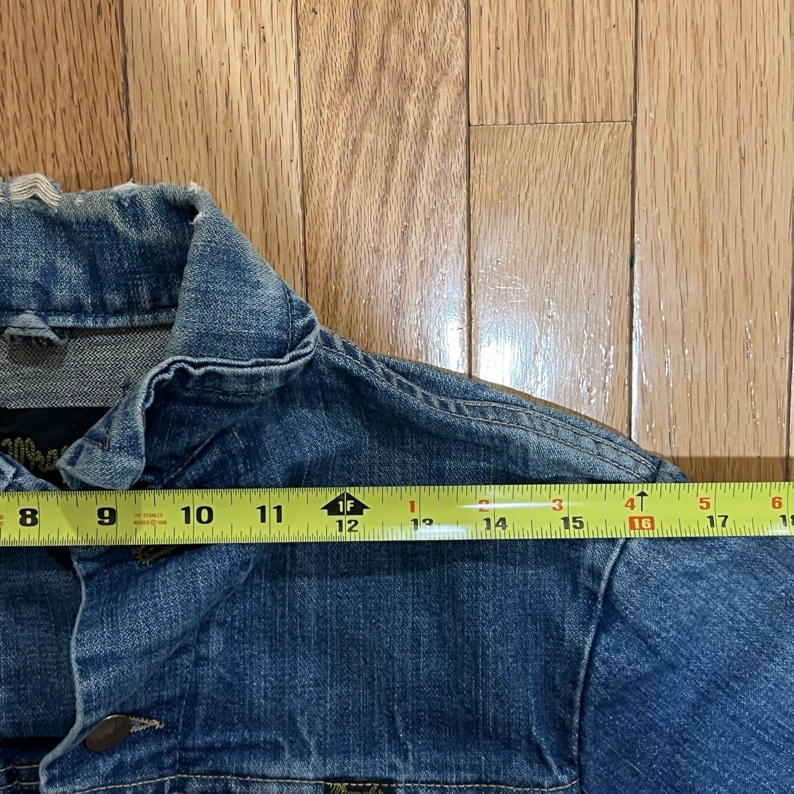 Wrangler WRANGLER dark indigo blue denim trucker jacket 60s 70s usa Size US S / EU 44-46 / 1 - 16 Thumbnail