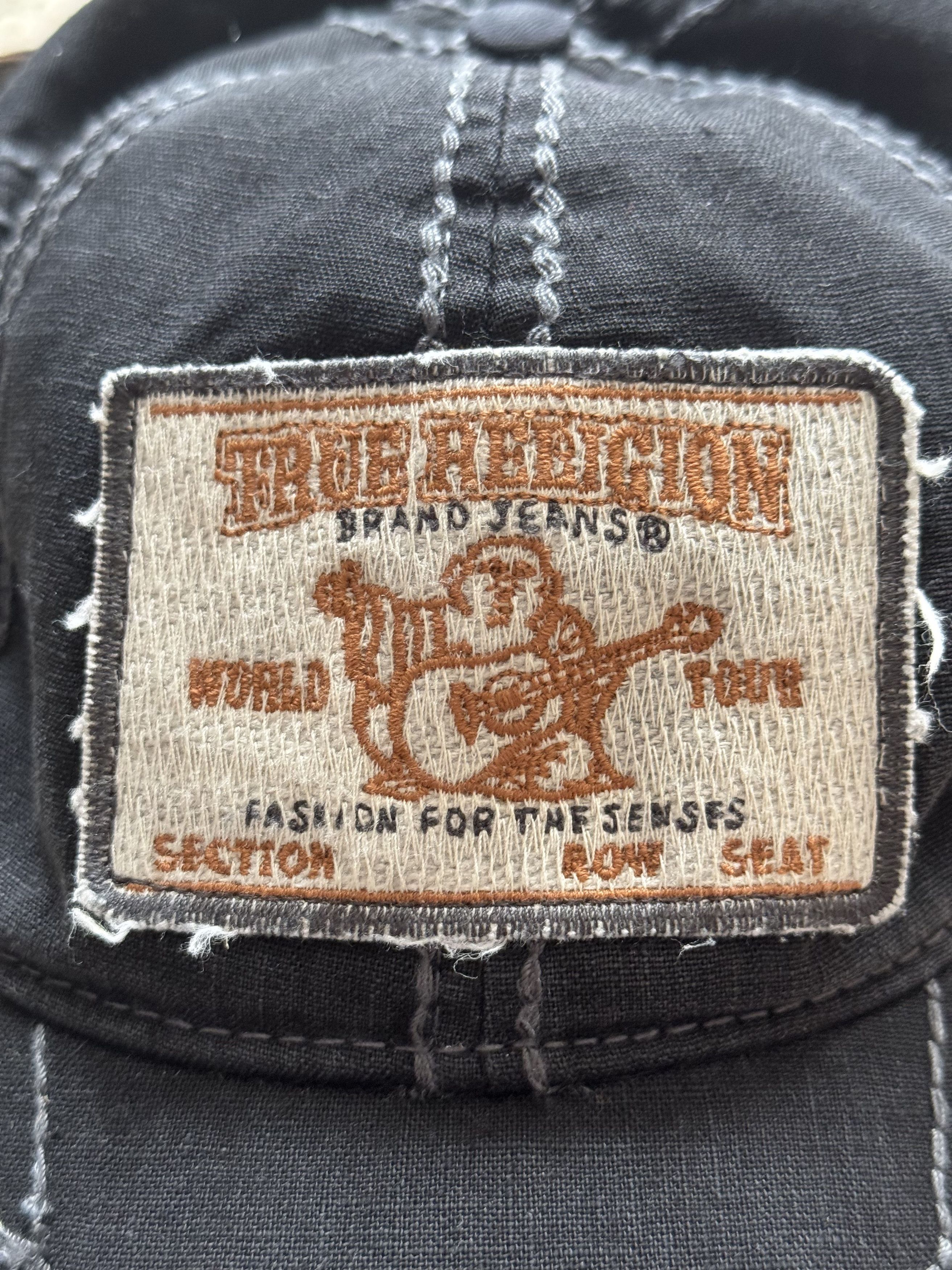 True Religion True Relgion Budha World Tour Cap Y2k Black Adjustable Size ONE SIZE - 3 Thumbnail