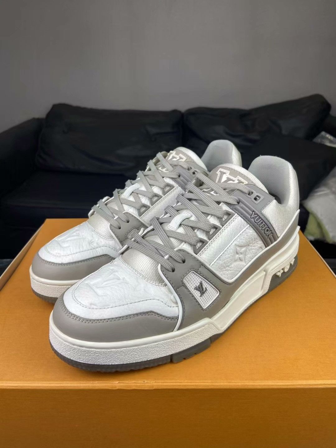 Louis Vuitton Louis Vuitton Training Gray Lowtop Sneakers 40 Men Size US 7.5 / EU 40-41 - 1 Thumbnail