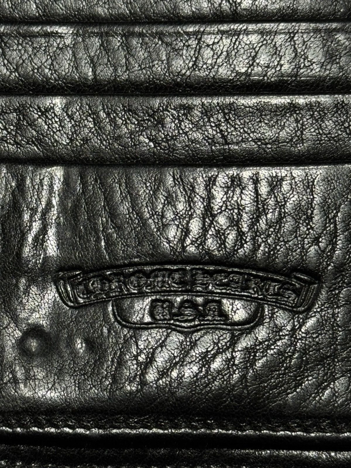 Chrome Hearts Chrome Hearts - Wave Crossball Leather Wallet Size ONE SIZE - 7 Thumbnail