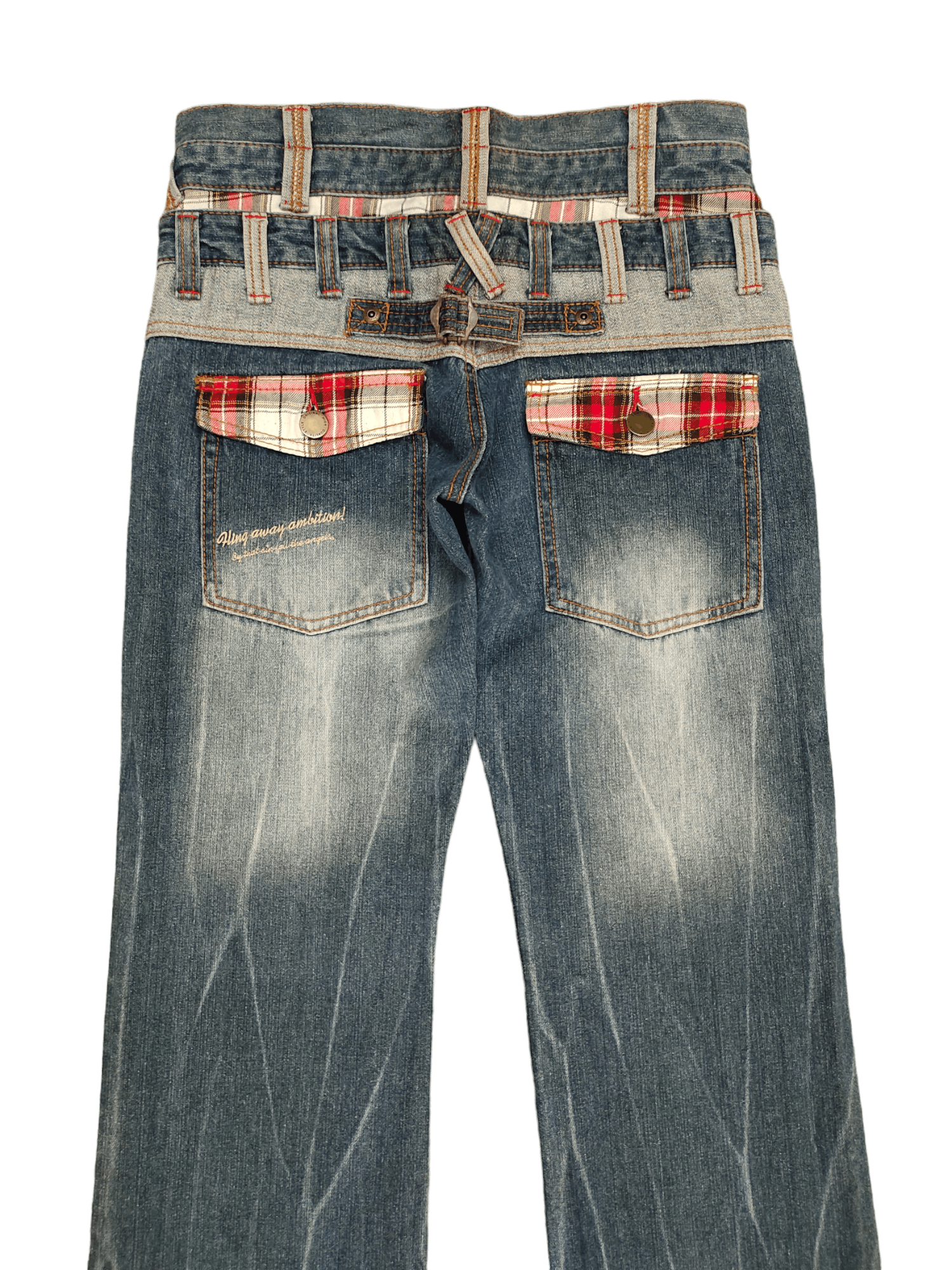 Hysteric Glamour Japanse Brand Double Waist Buckle Back Ppfm Undercover Style Size US 33 - 2 Thumbnail