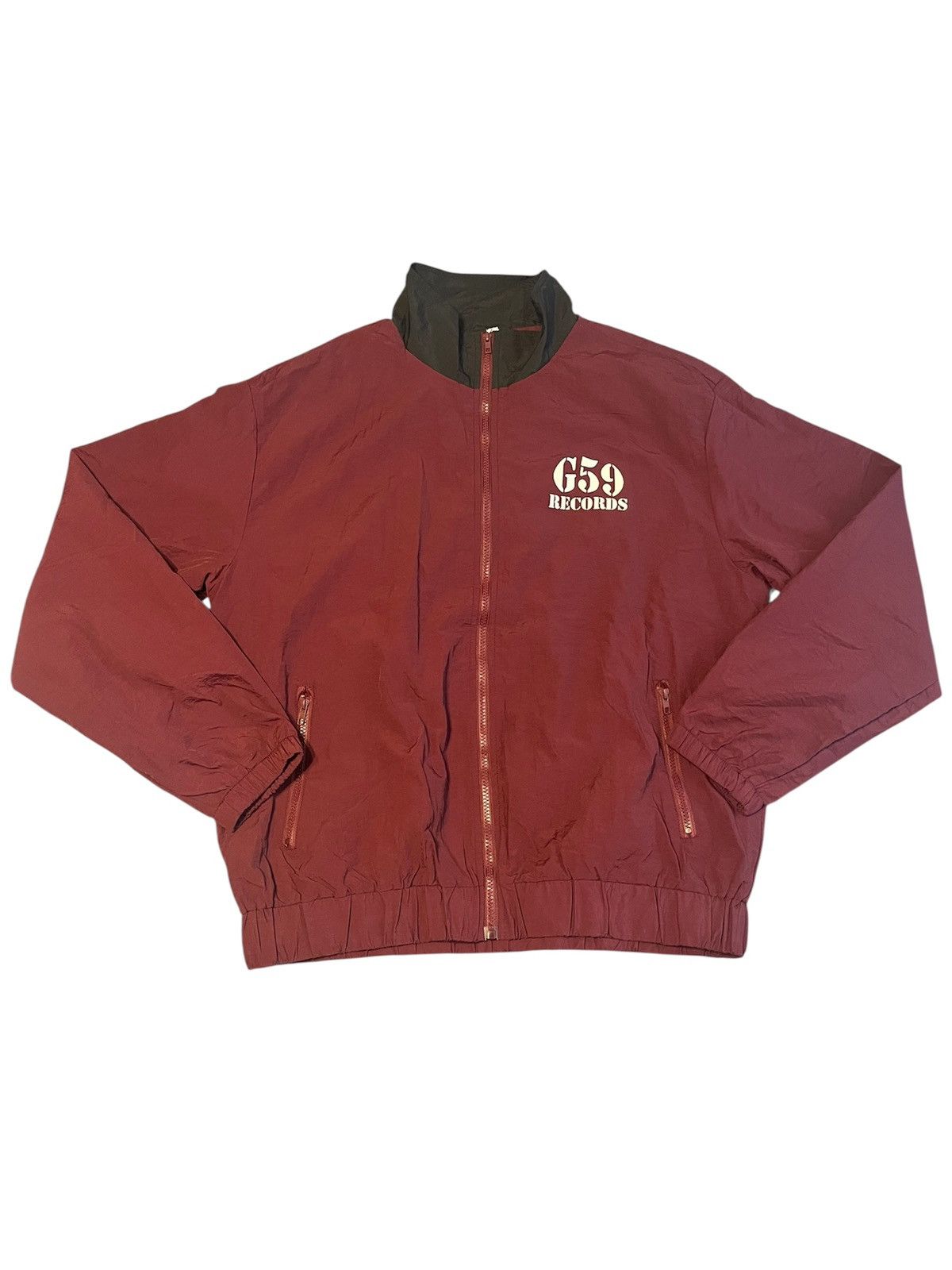 G59 Records G59 Records “NOT BIG ON SPORTS” jacket burgundy Size US L / EU 52-54 / 3 - 2 Thumbnail