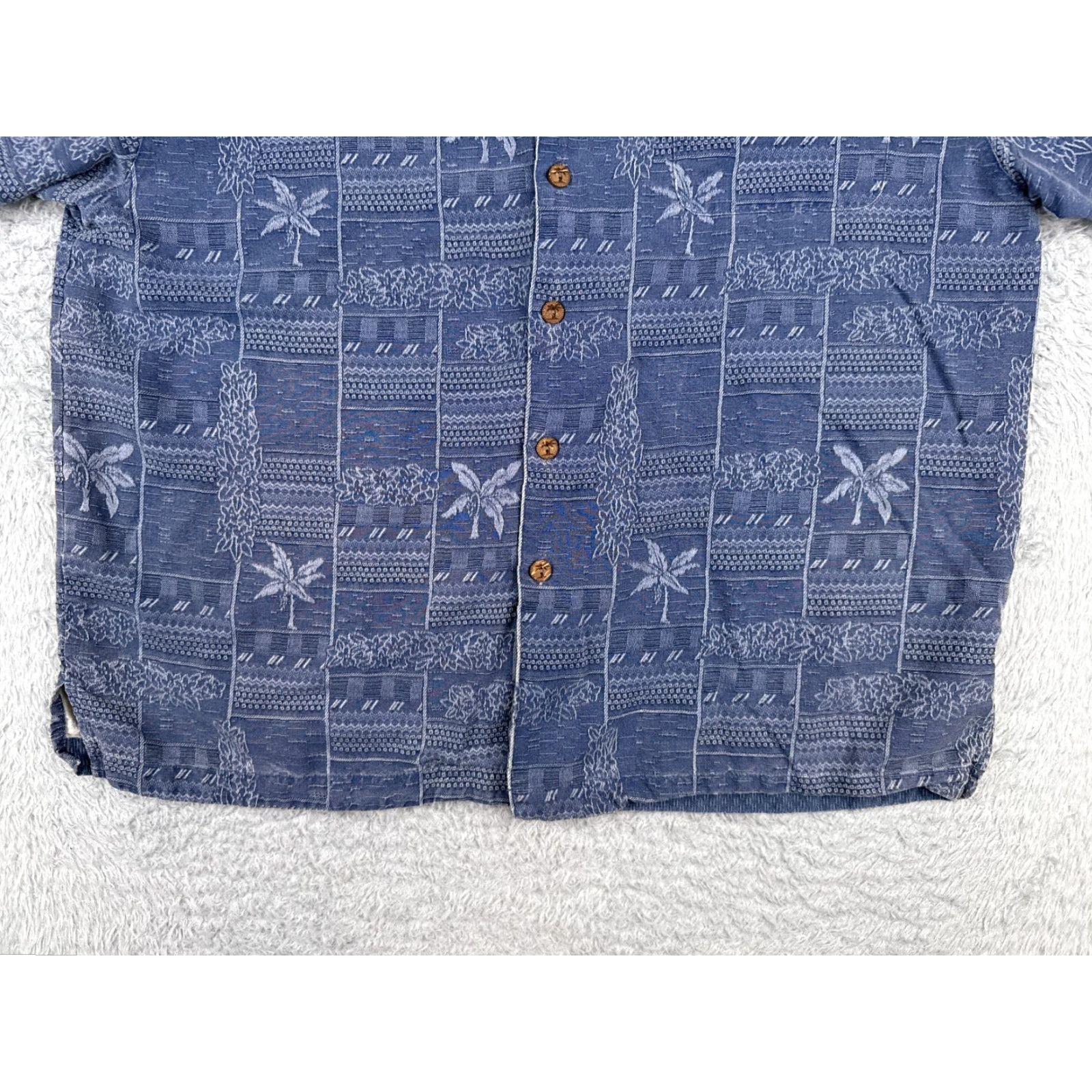 Vintage Jamaica Jaxx Shirt Men XL Green Floral Silk Button-Up Hawaiian Beach 100% Silk Short Sleeve Vintage Size US XL / EU 56 / 4 - 5 Thumbnail