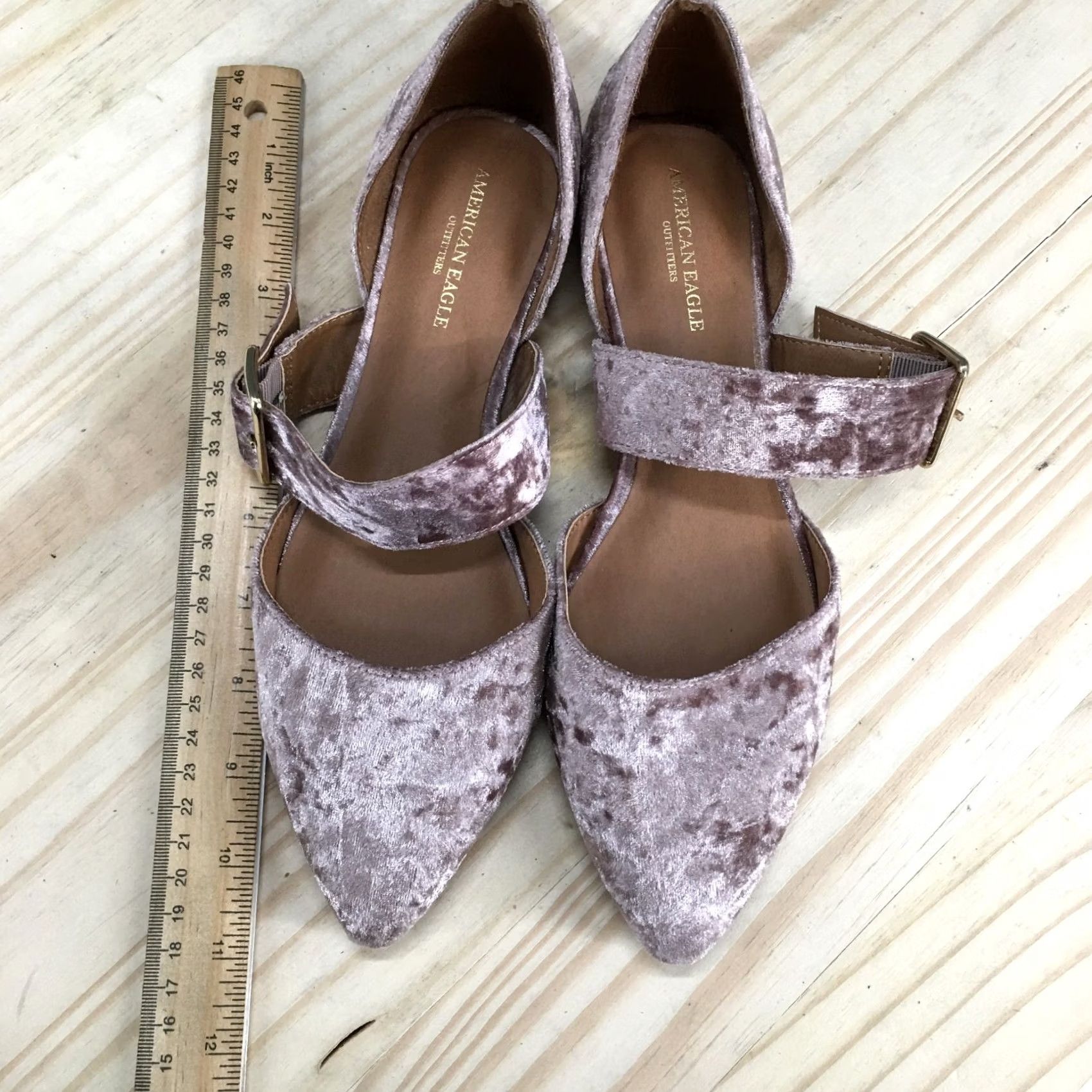 Vintage American Eagles Womens Mary Jane Comfort Pink Fabric Buckle Straps Shoes Size ONE SIZE - 7 Thumbnail