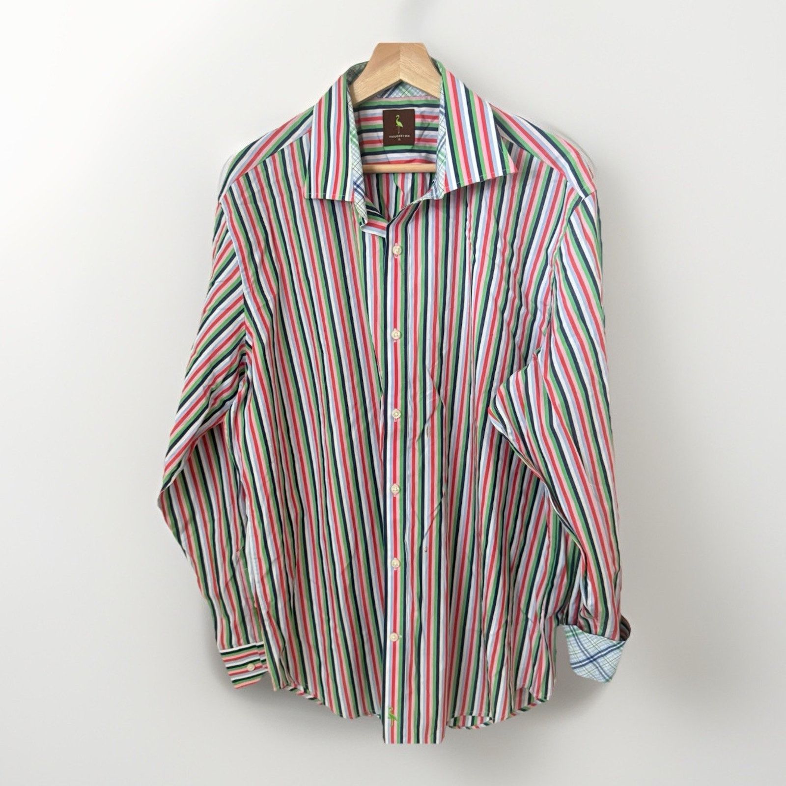 Tailorbyrd Mens Tailorbyrd Flip Cuff Modern Classic Timeless Shirt Size US XL / EU 56 / 4 - 1 Thumbnail