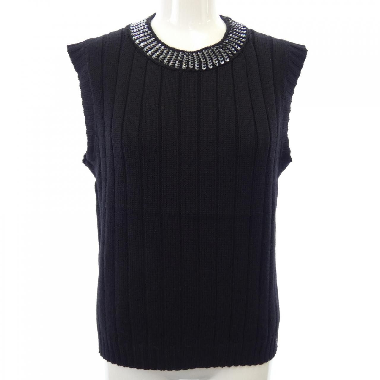 Chanel Chanel Chanel Knitwear Cotton Tops P14362V00671 99A DUTY FREE for USA Size ONE SIZE - 1 Thumbnail