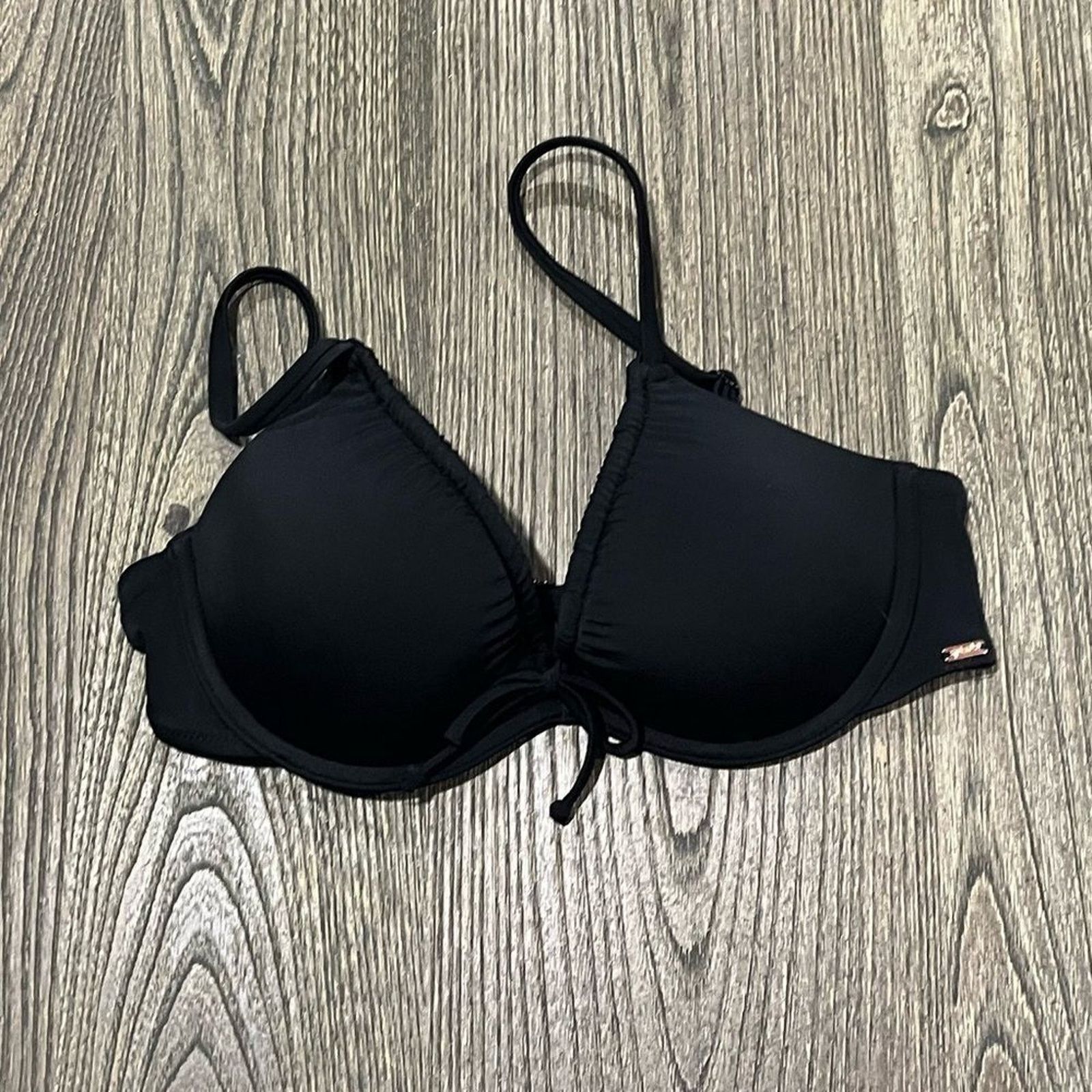 Victoria's Secret NWOT Victoria’s Secret Swim Bikini Top V-Neck Push Up Size ONE SIZE - 1 Thumbnail