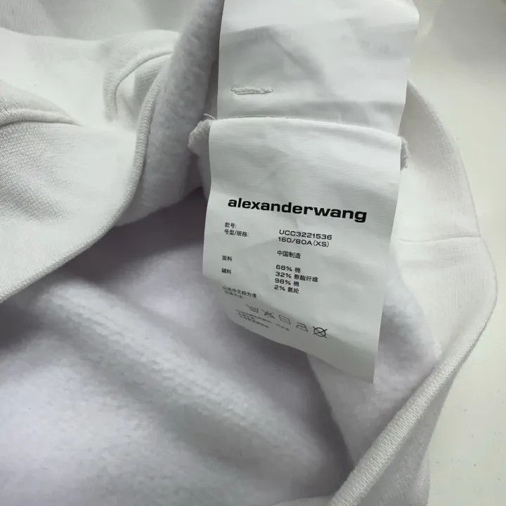 Alexander Wang Alexander Wang SS22 Logo Long Sleeve Sweatshirt - Size XS / US 0-2 / IT 36-38 - 4 Thumbnail