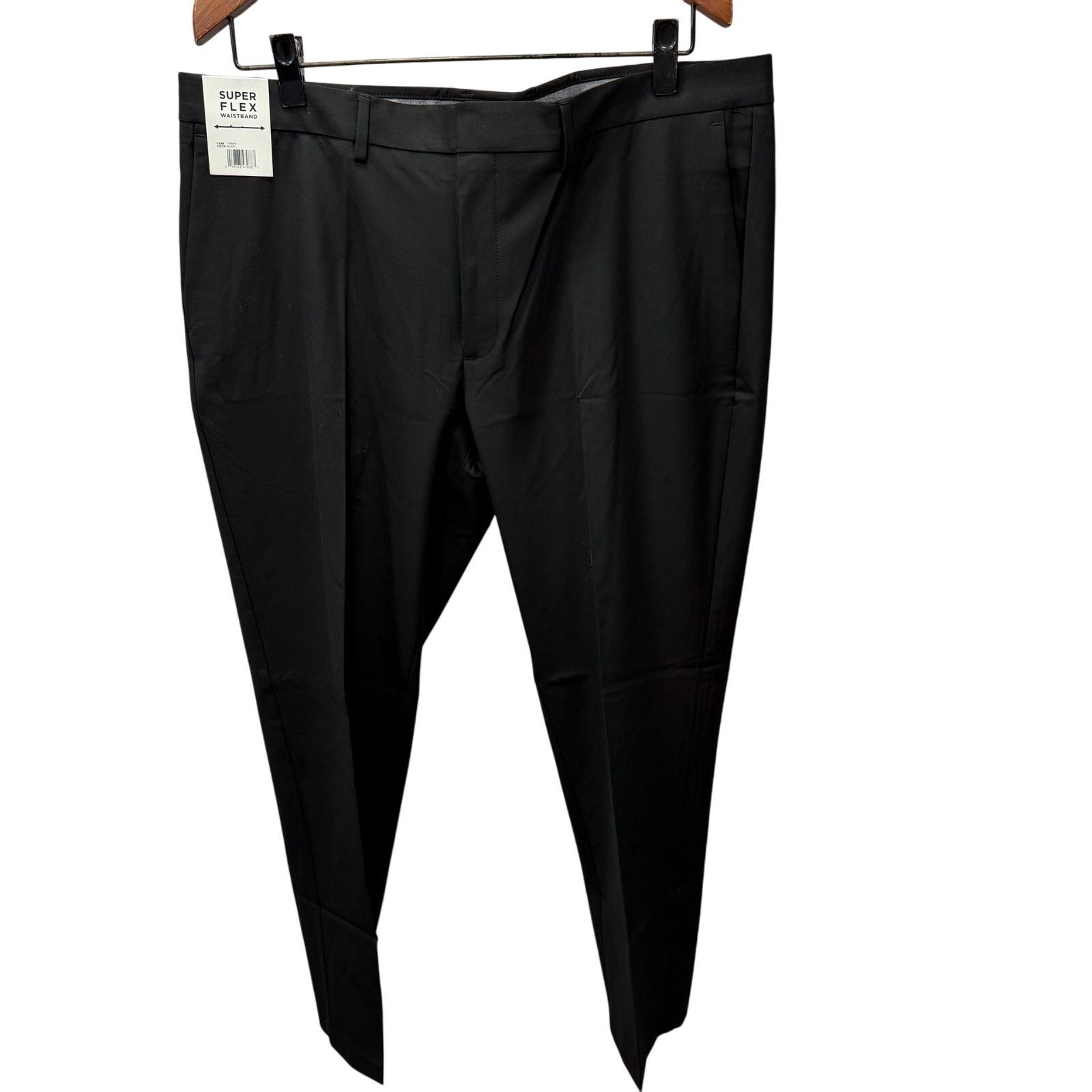 Haggar Haggar Men's Pants 40X29 Super Flex Black NEW #G715 Size US 40 / EU 56 - 5 Thumbnail